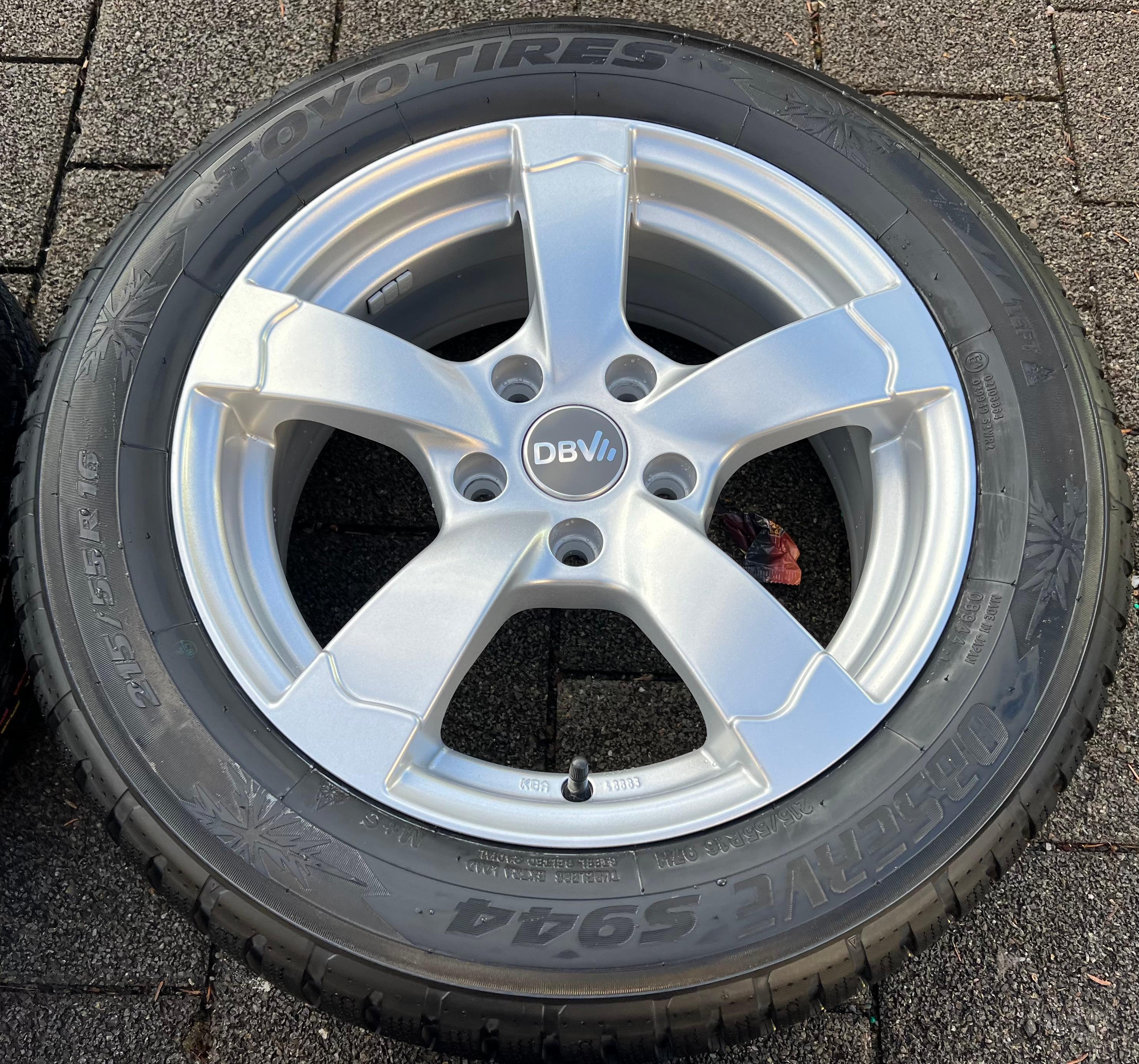 4 ALU WINTERRÄDER AUDI A4 8E SKODA YETI 5L VW PASSAT 3C EOS SHARAN 215/55R16 97H