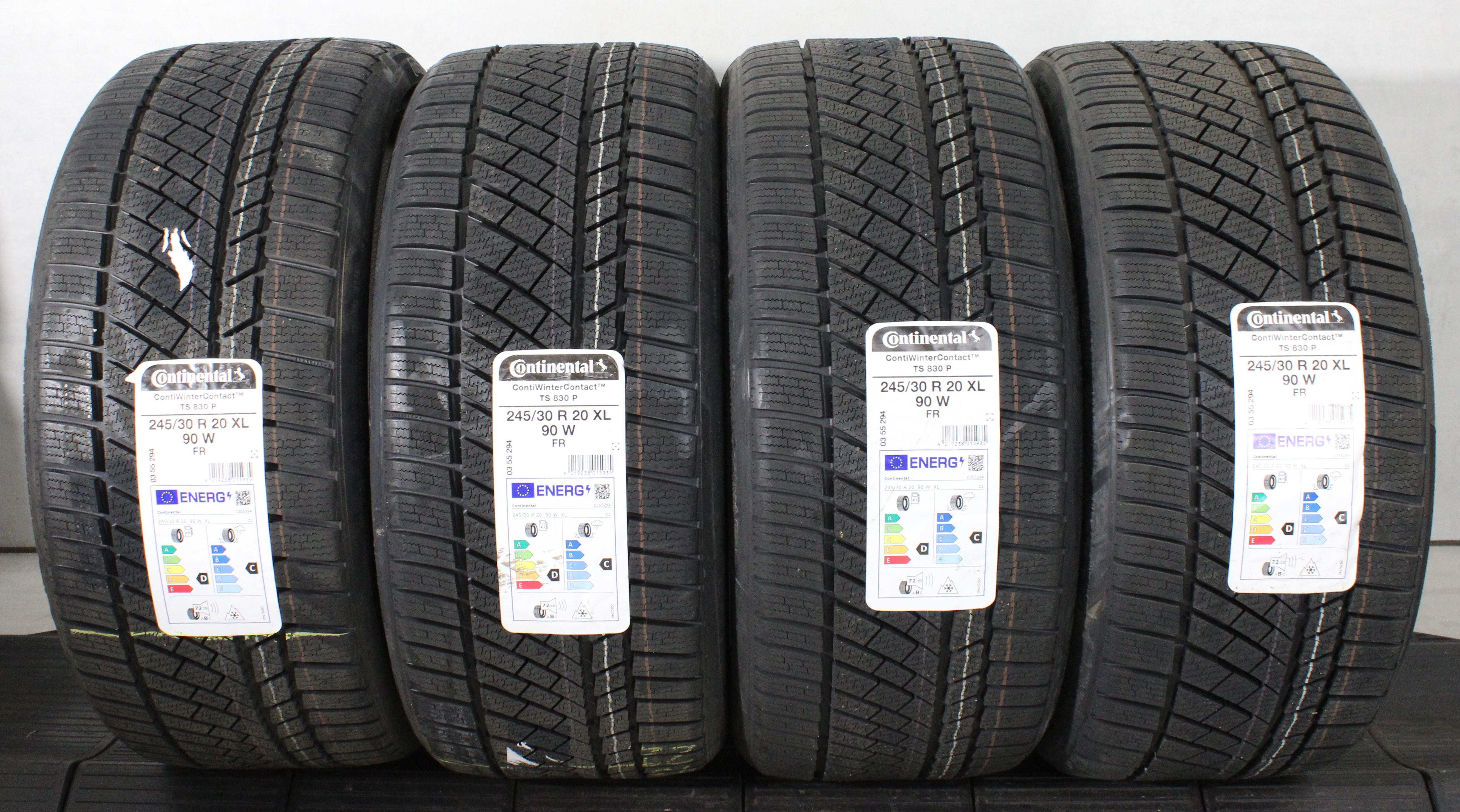 4 x 245/30R20 90W Winterreifen Continental Winter Contact TS830P 2022 XL