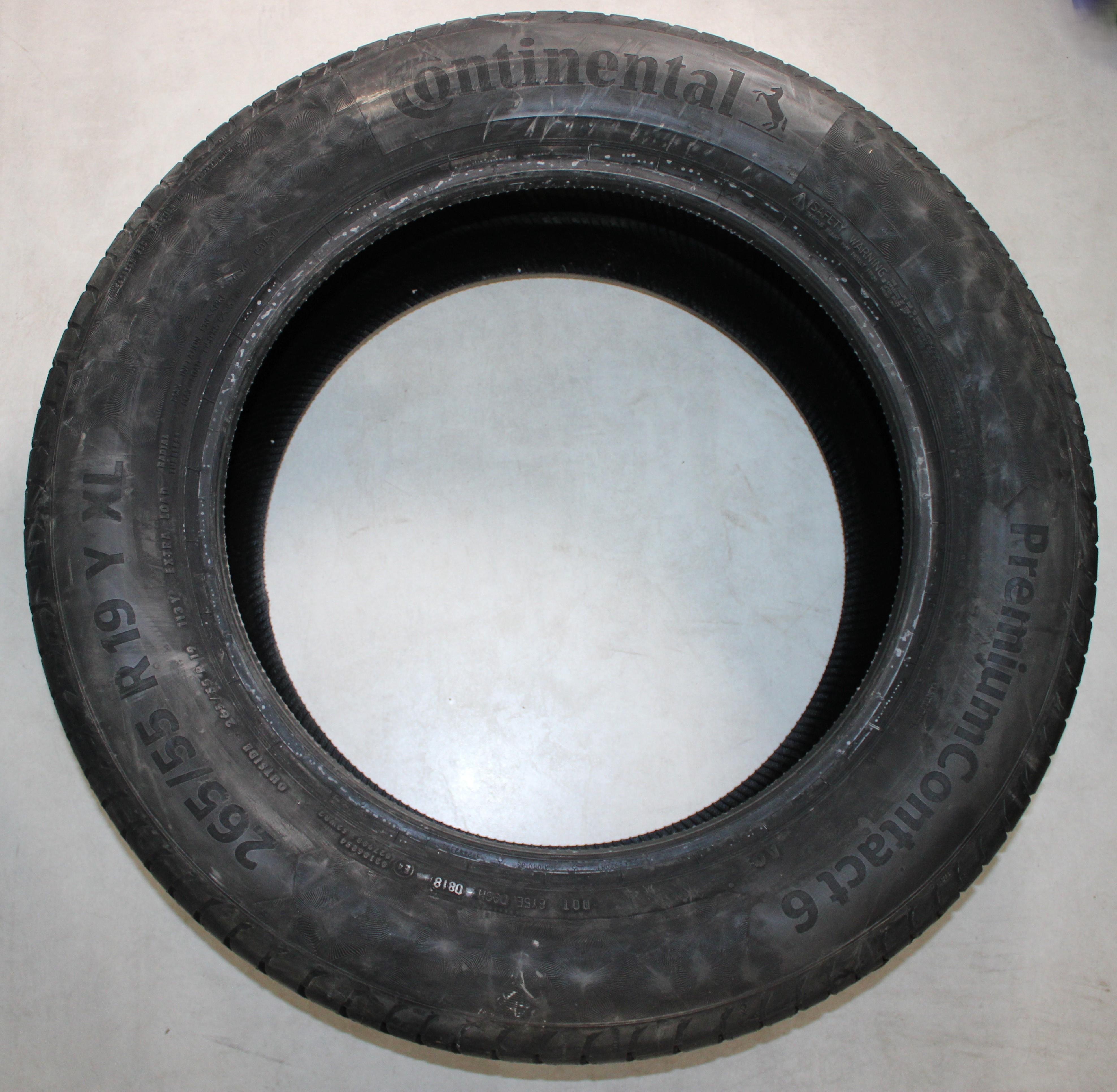 4 x 265/55R19 113Y neumáticos de verano Continental Premium Contact 6 banda de rodadura completa 2018 AO NUEVO