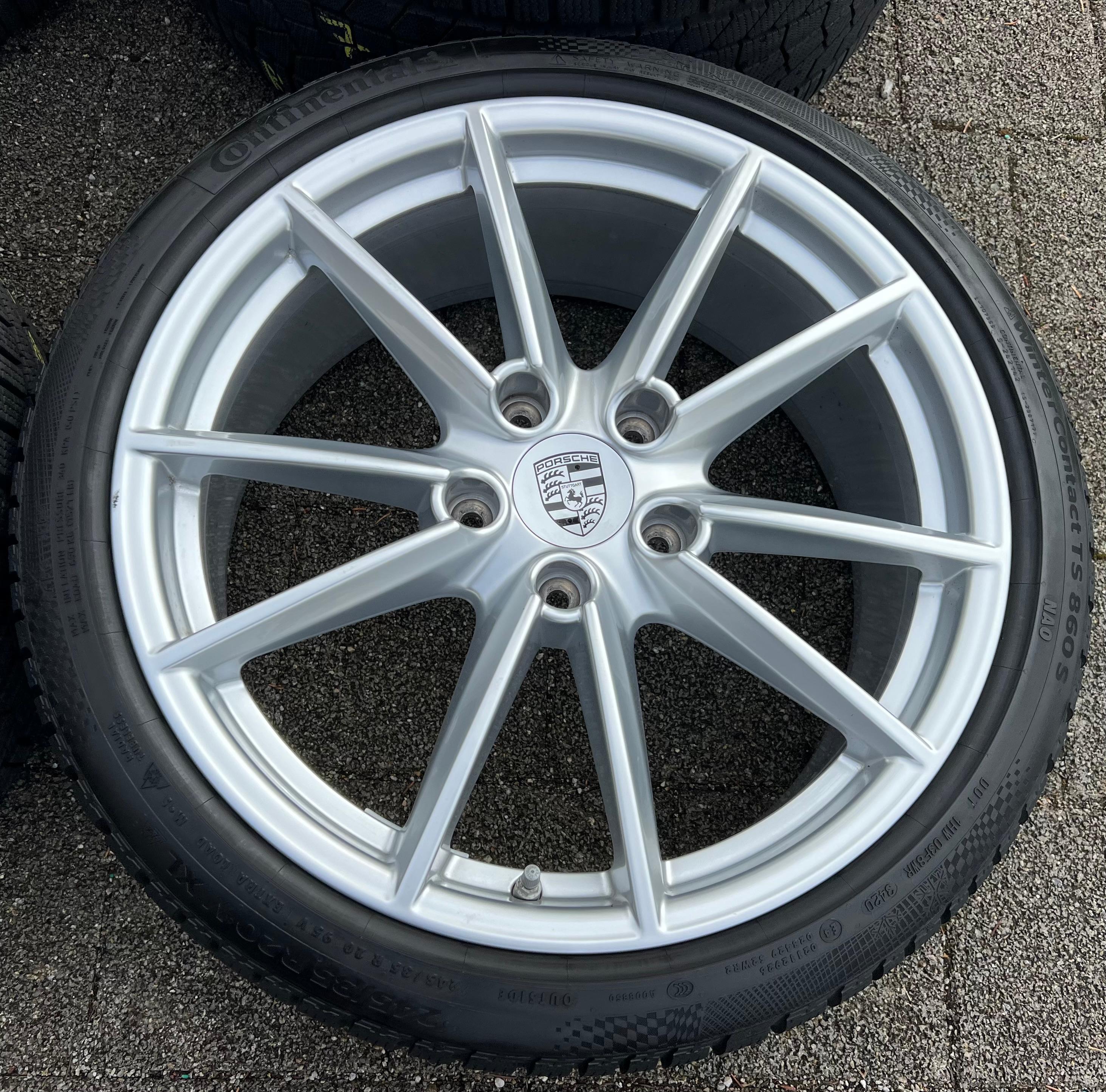 4 ORIGINELE 20" 21" ALUMINIUM WINTERWIELEN PORSCHE 911 992 992601025C 992601025D RDKS