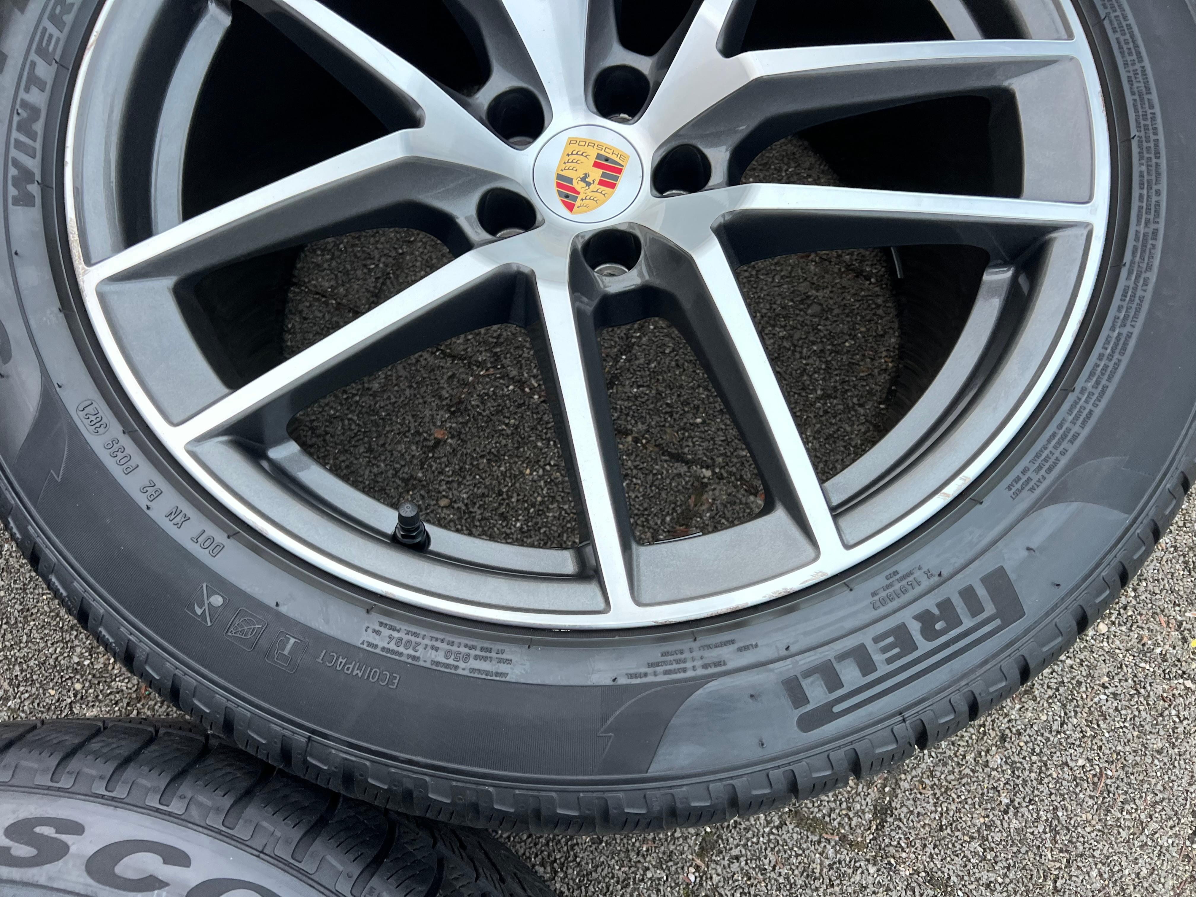 4 ORIGINAL 20" ALU WINTERRÄDER PORSCHE MACAN 265/45R20 104V 295/40R20 106V RDKS