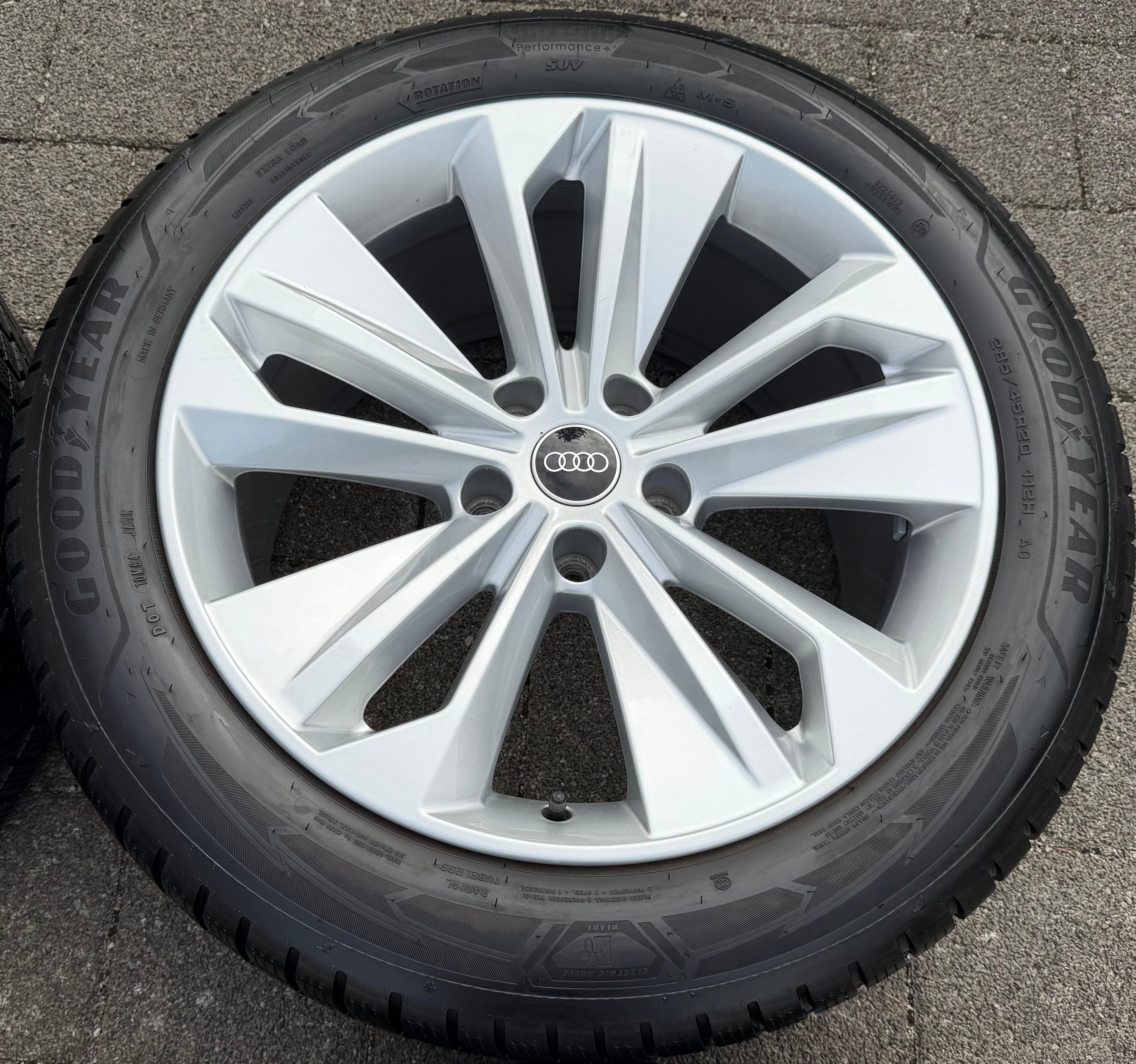 4 RUOTE IN LEGA ORIGINALI DA 20" INVERNALI AUDI Q6 SQ6 E-TRON GF 255/50R20 109V 285/45R20 112V