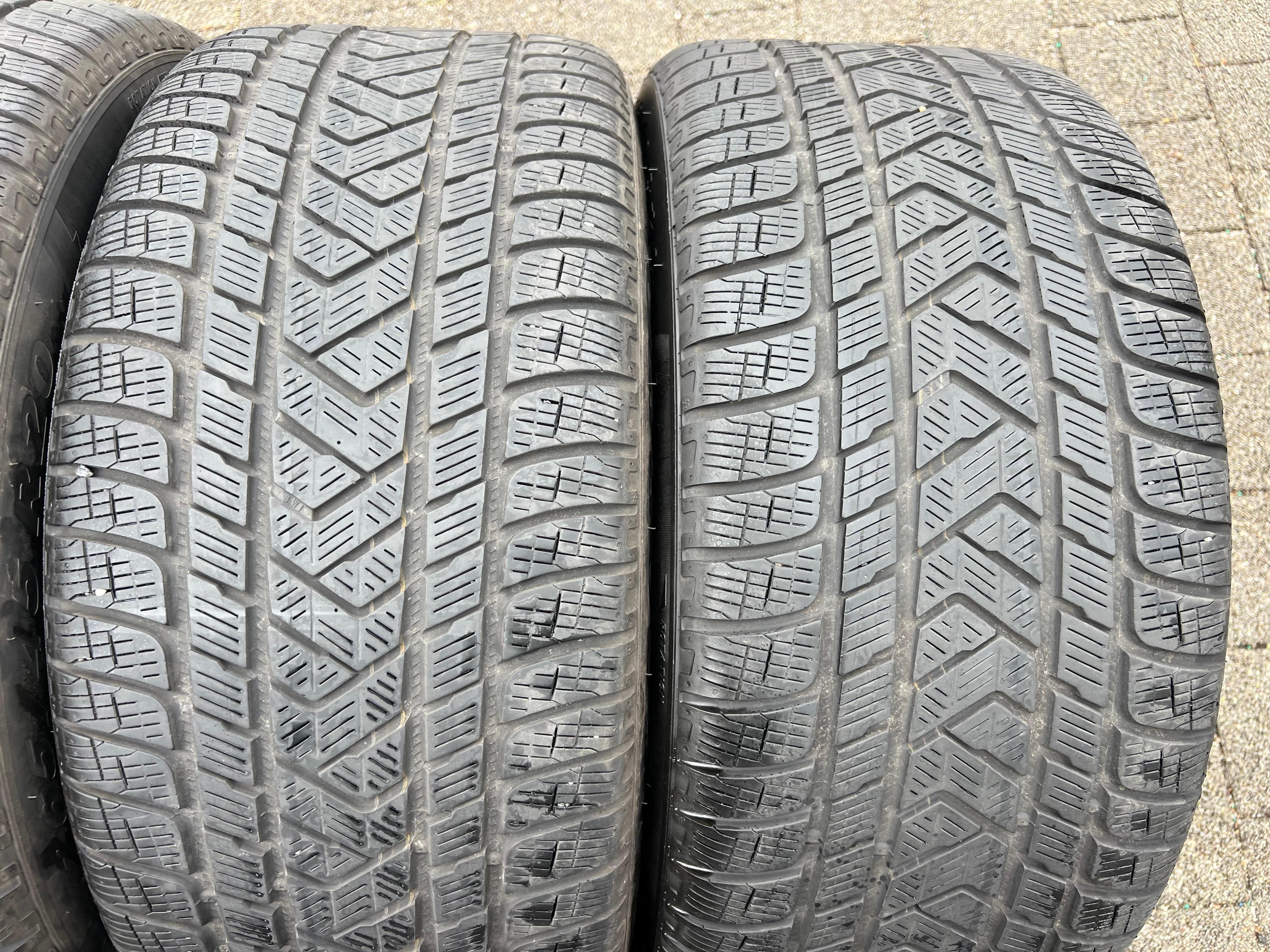 4 ORIGINELE 20" LICHTMETALEN WINTERWIELEN PORSCHE MACAN 265/45R20 104V 295/40R20 106V BANDENDRUKCONTROLESYSTEEM