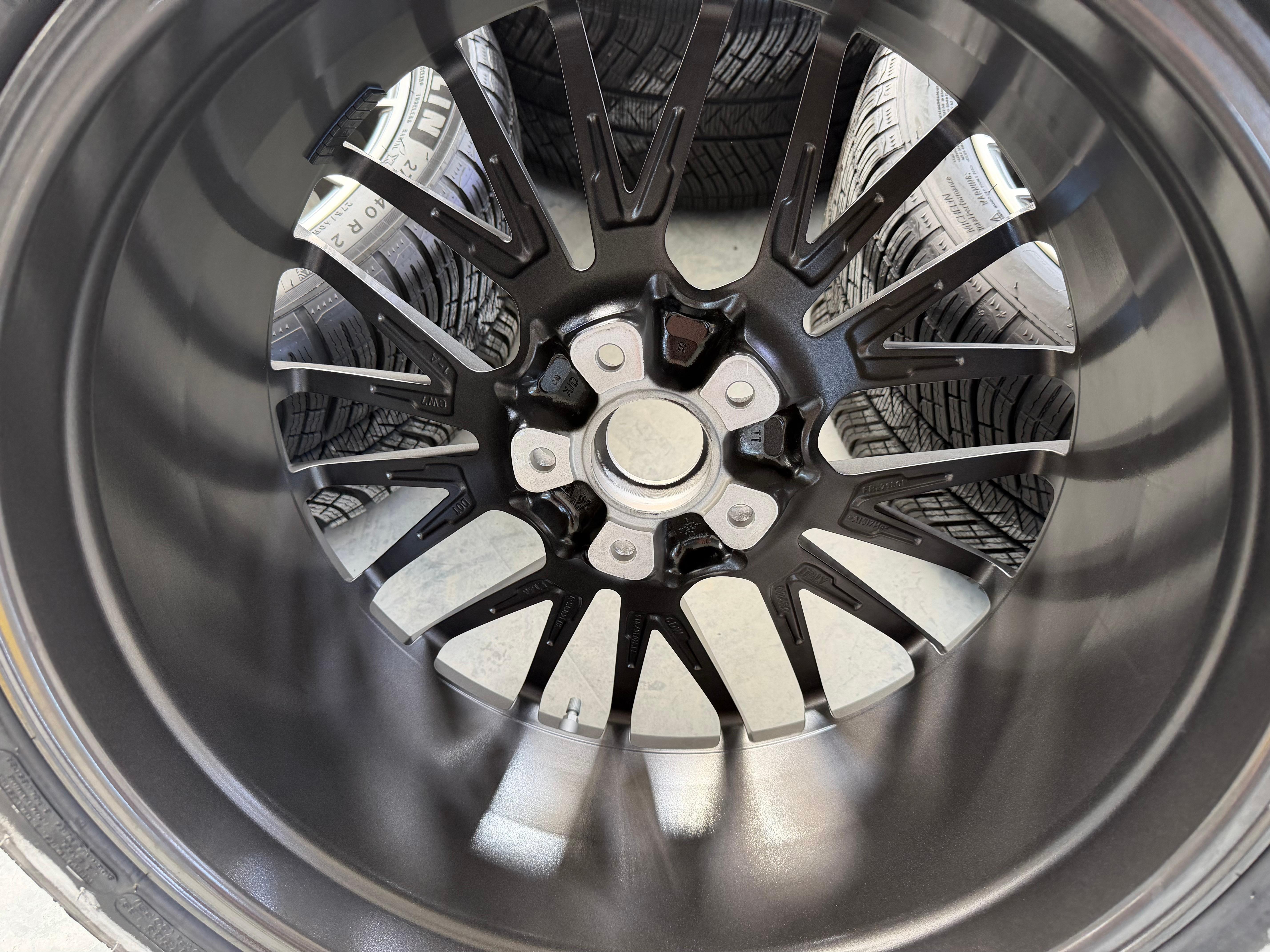 4 Original 21" Alu Winterräder Porsche Cayenne 9YA Michelin RDKS 9Y0601025BF 9Y3601025AC