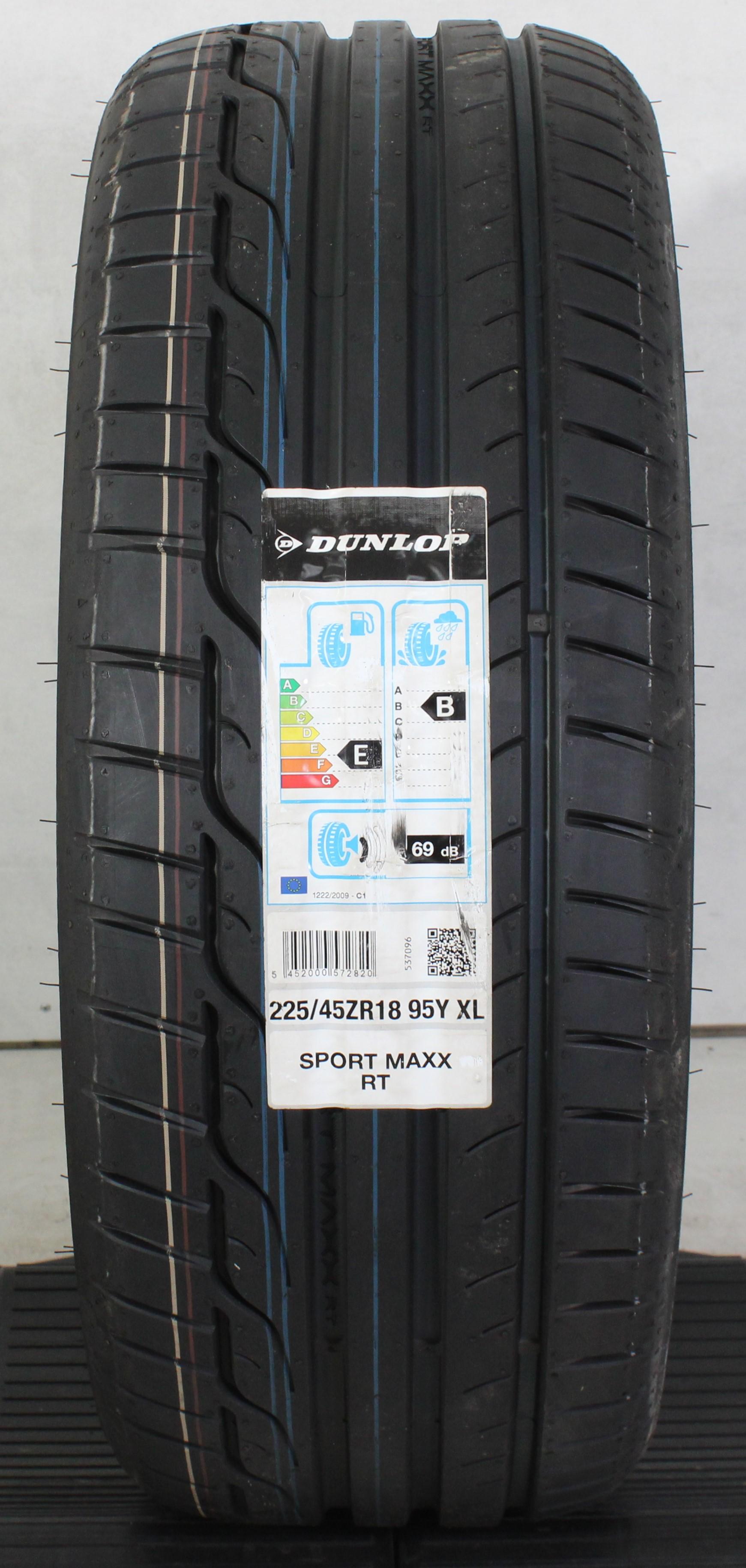 1 x 225/45R18 95Y Sommerreifen Dunlop Sport Maxx RT MO 2021 XL