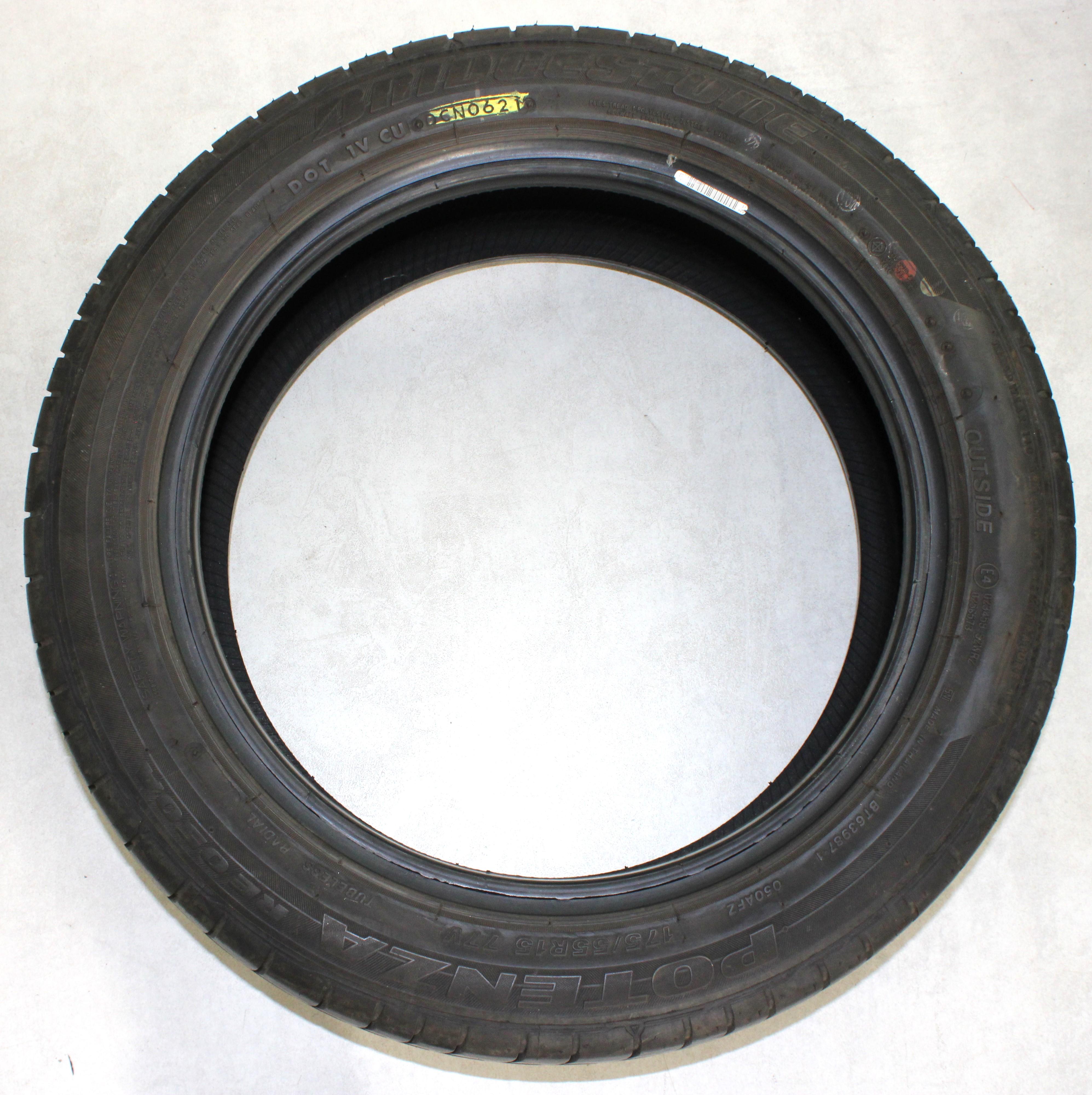 1 x 175/55R15 77V Sommerreifen Bridgestone Potenza RE050A 6mm 2021