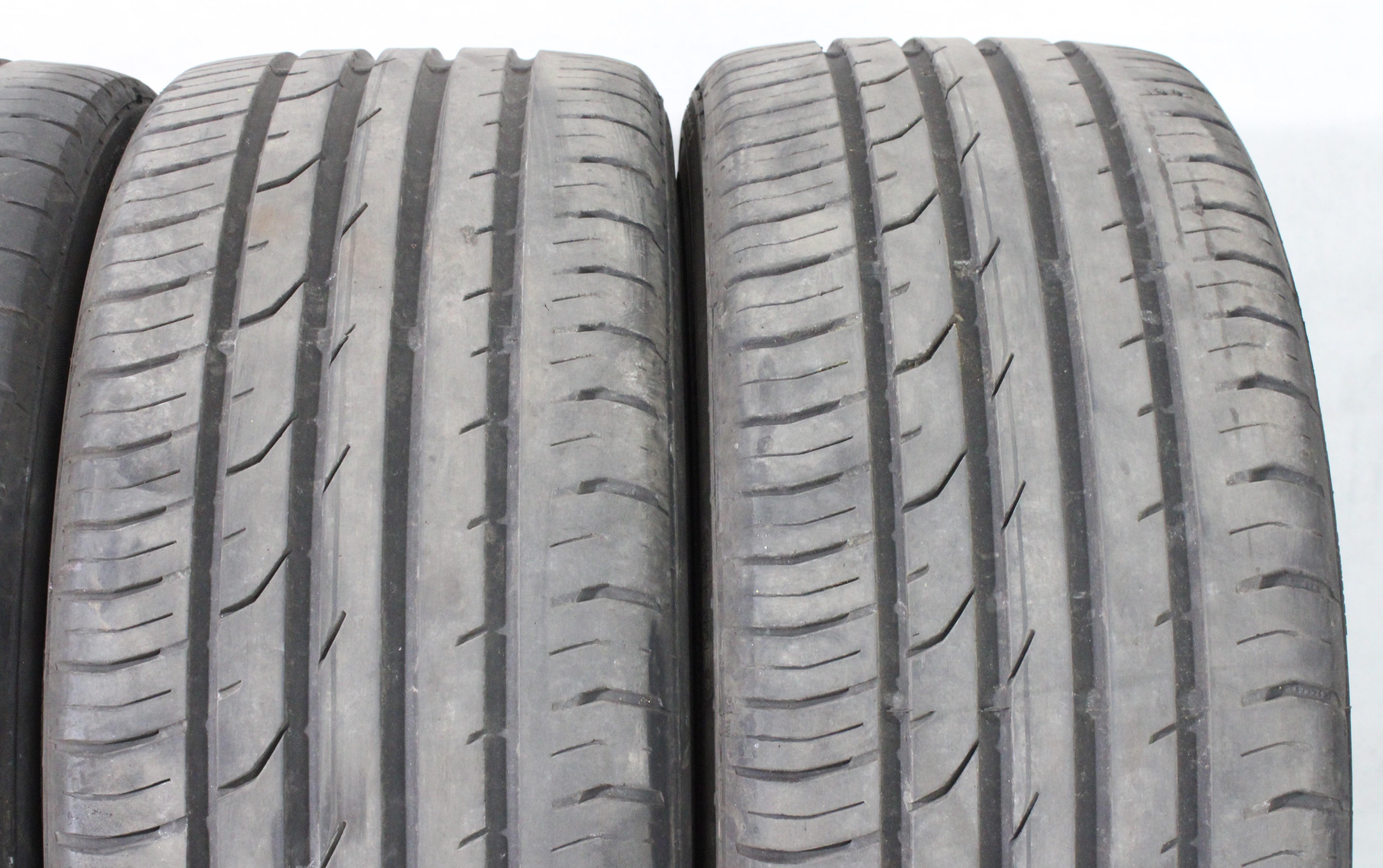 4 x 215/40R17 87V Sommerreifen Continental Premium Contact 2 5-5,5mm 2017 XL