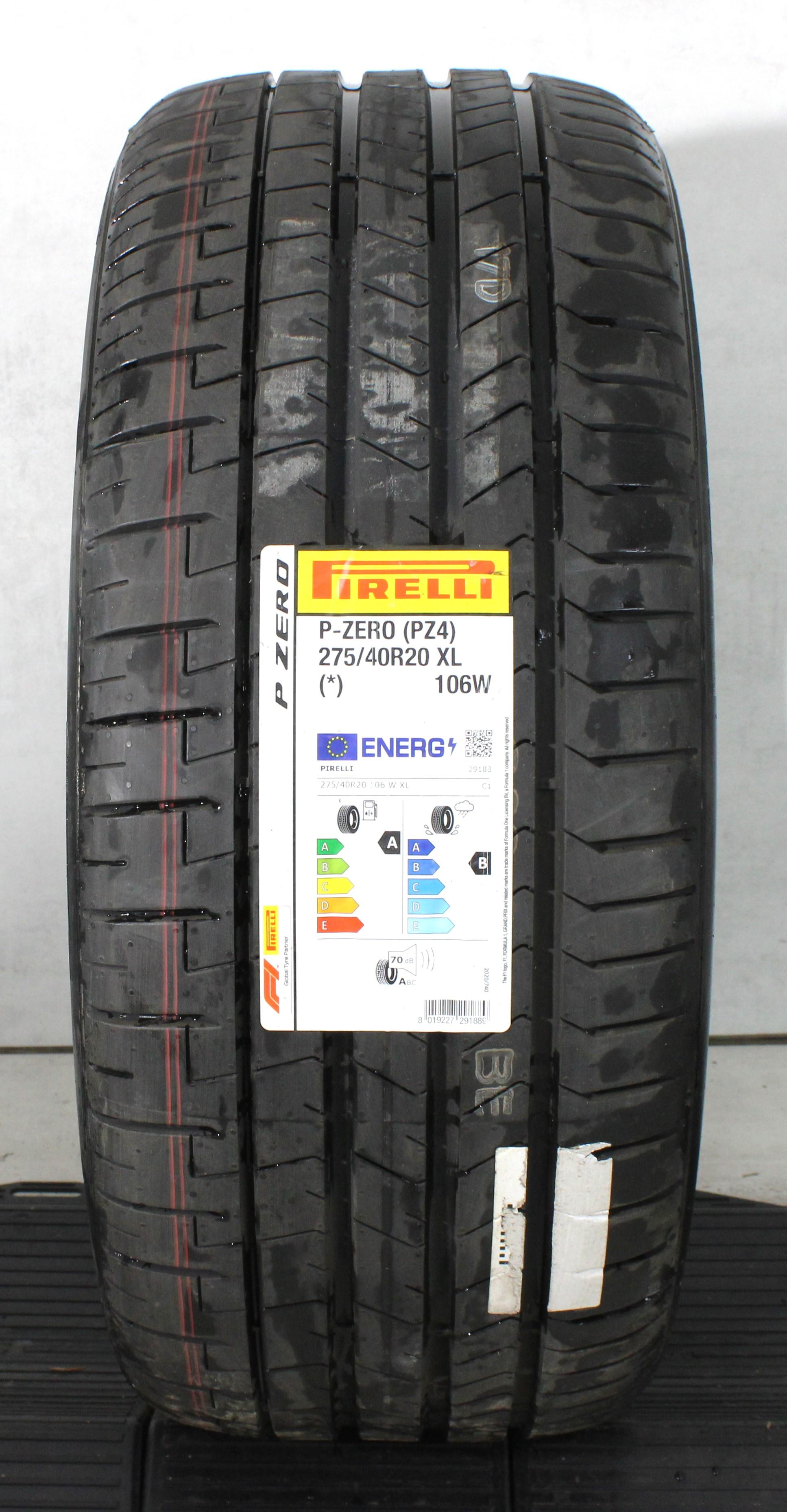 1 x 275/40R20 106W Sommerreifen Pirelli Pzero PZ4 * 2022 NEU