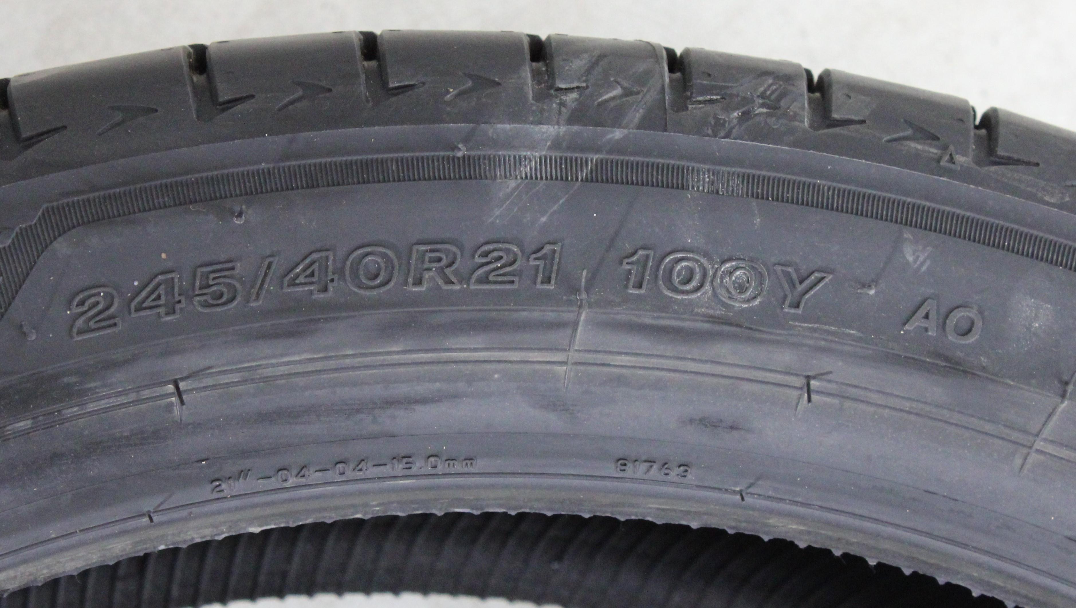 2 neumáticos de verano Bridgestone Turanza T005 AO, 245/40R21 100Y, NUEVOS, 2020, Silent