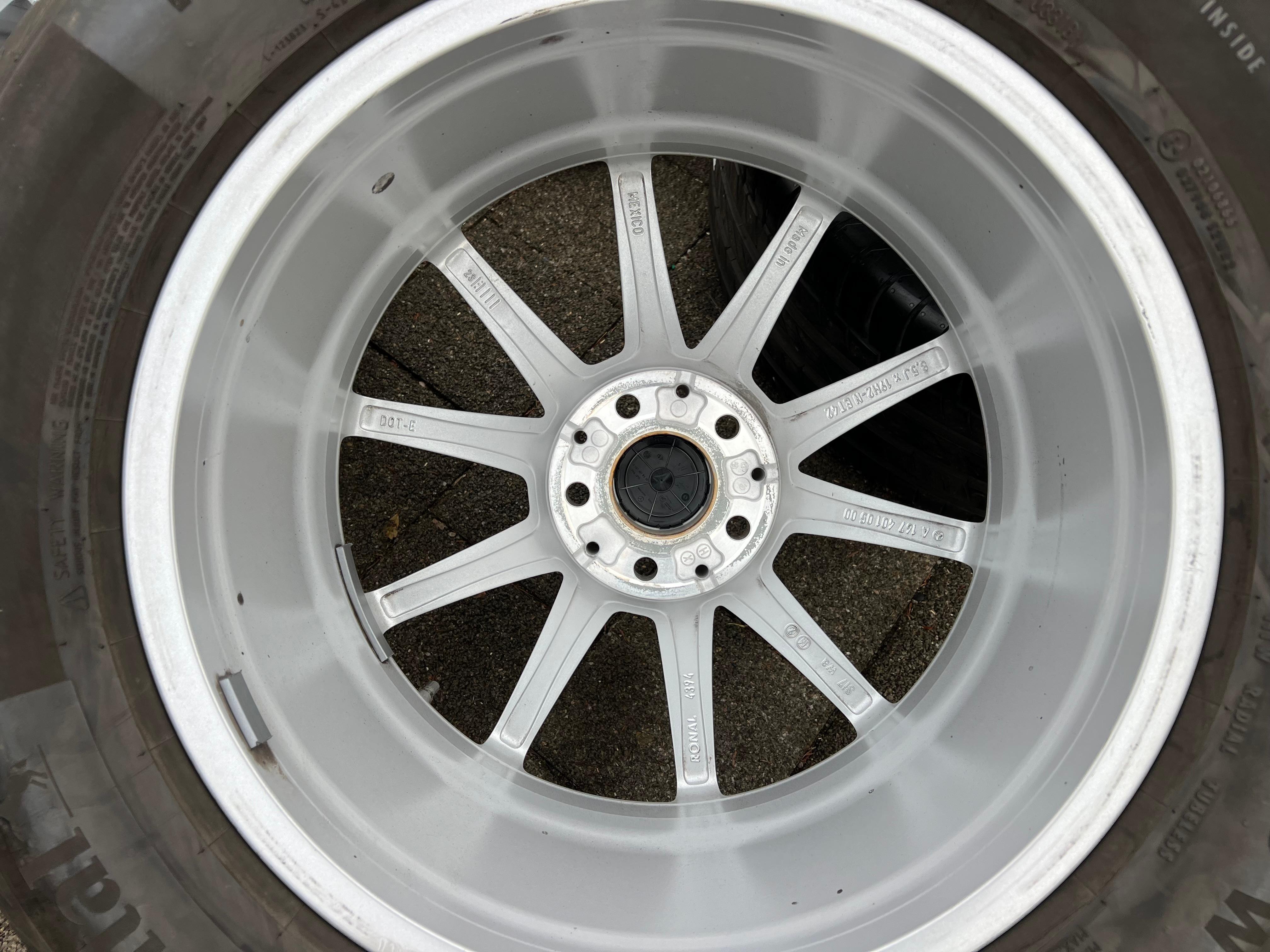 4 ORIGINAL 19" ALU SOMMERRÄDER MERCEDES GLE C167 V167 A1674010500 275/55R19 111W