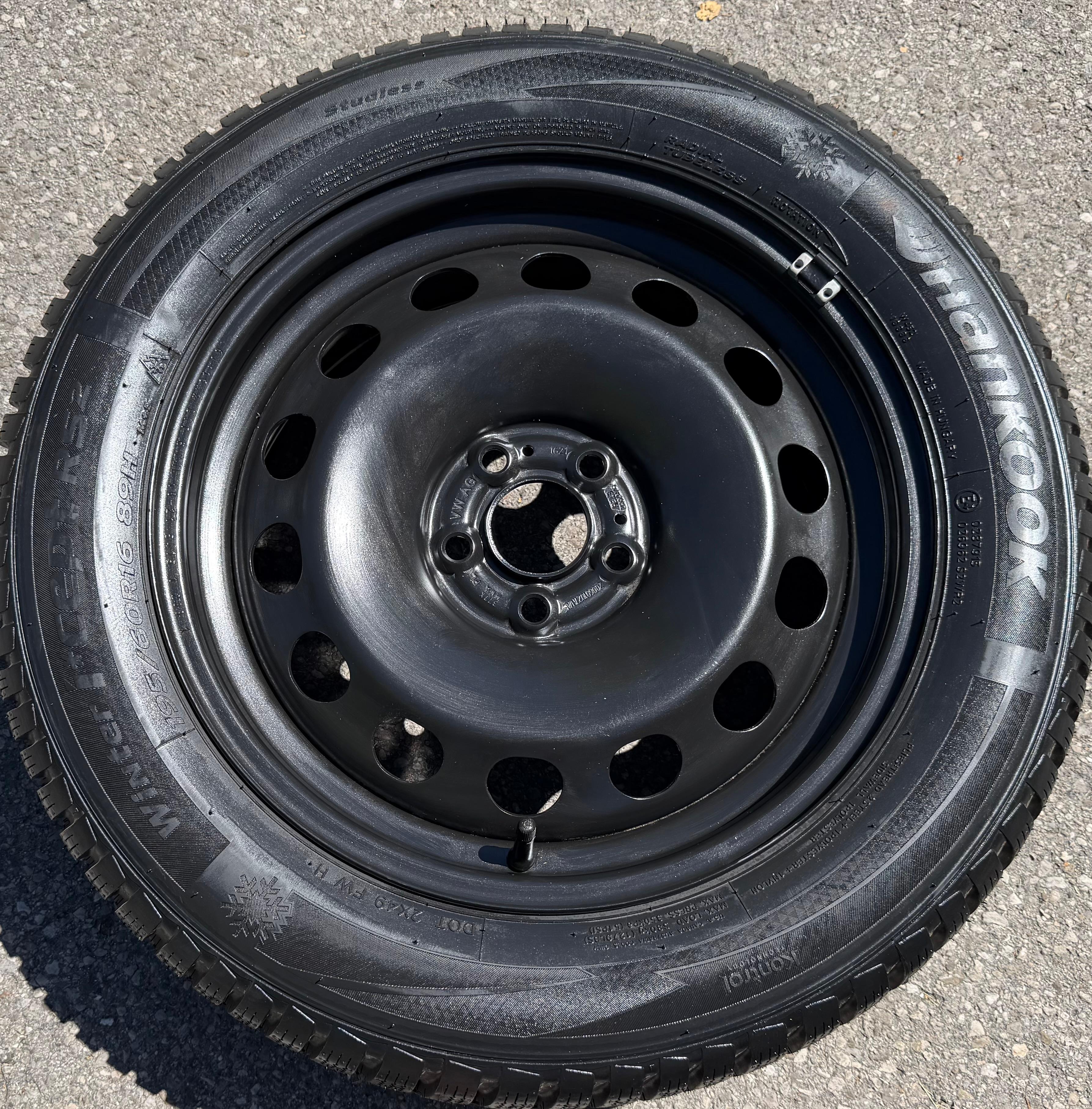 1 X STAHLFELGE 16" VW T-CROSS TAIGO SKODA KAMIQ SCALA 6x16 ET35 2Q0601027H NEU