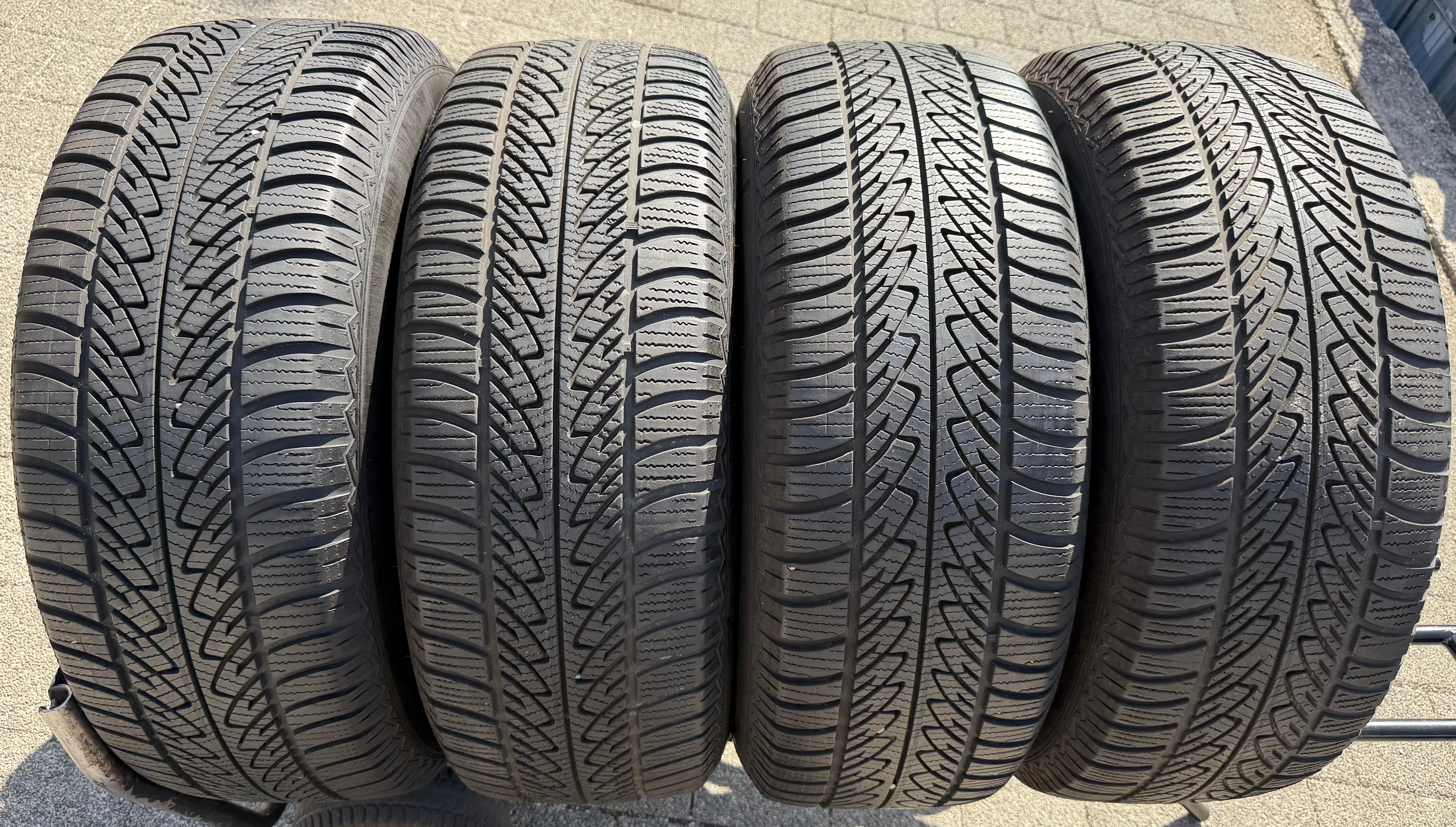 4 Original 18" Alu Winterräder Audi Q7 4M 255/60R18 108H 4M0601025A Goodyear
