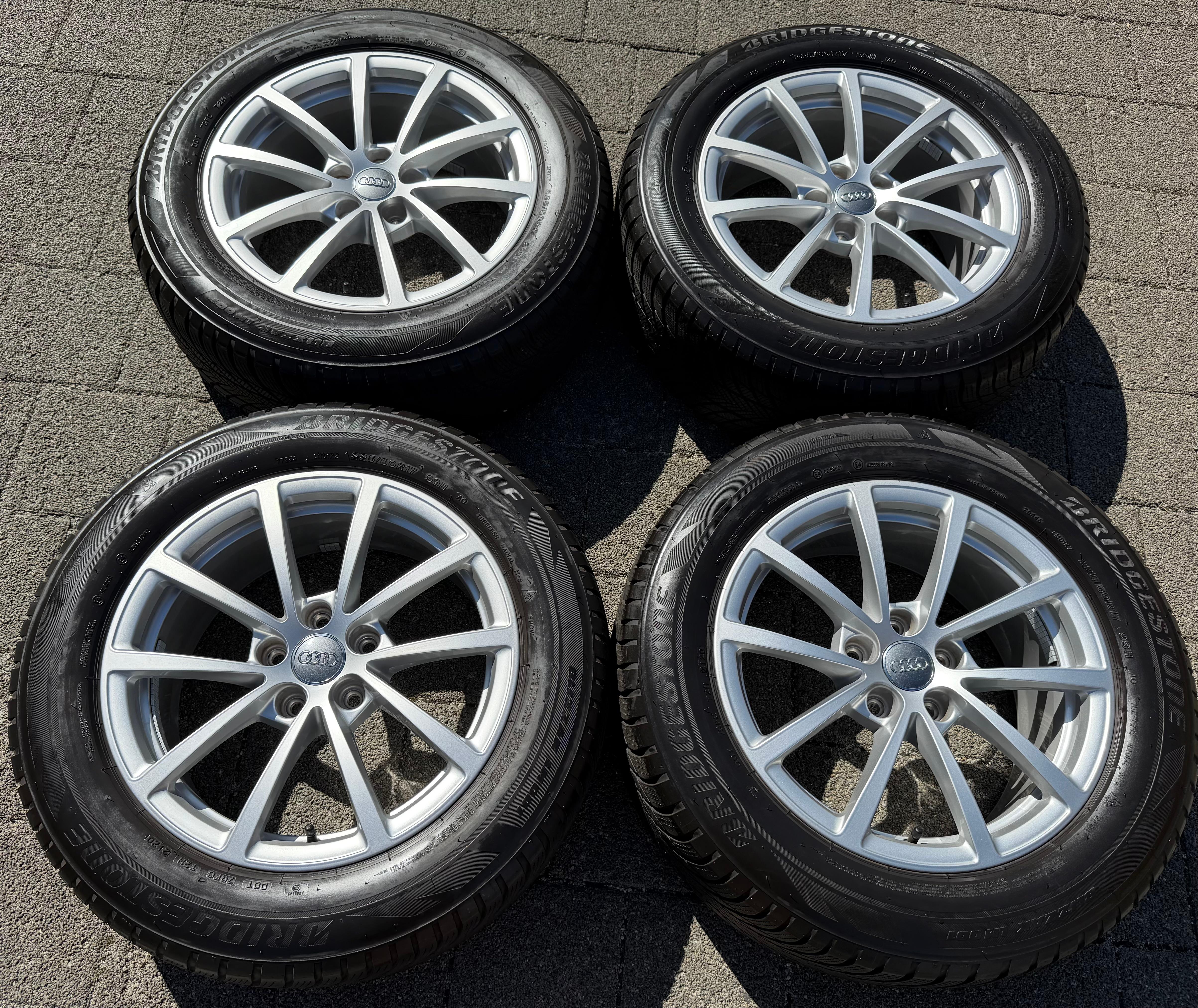 4 ruedas de invierno de aleación originales de 17" para Audi A6 4K C8 F2 225/60R17 99H 4K0601025 2020