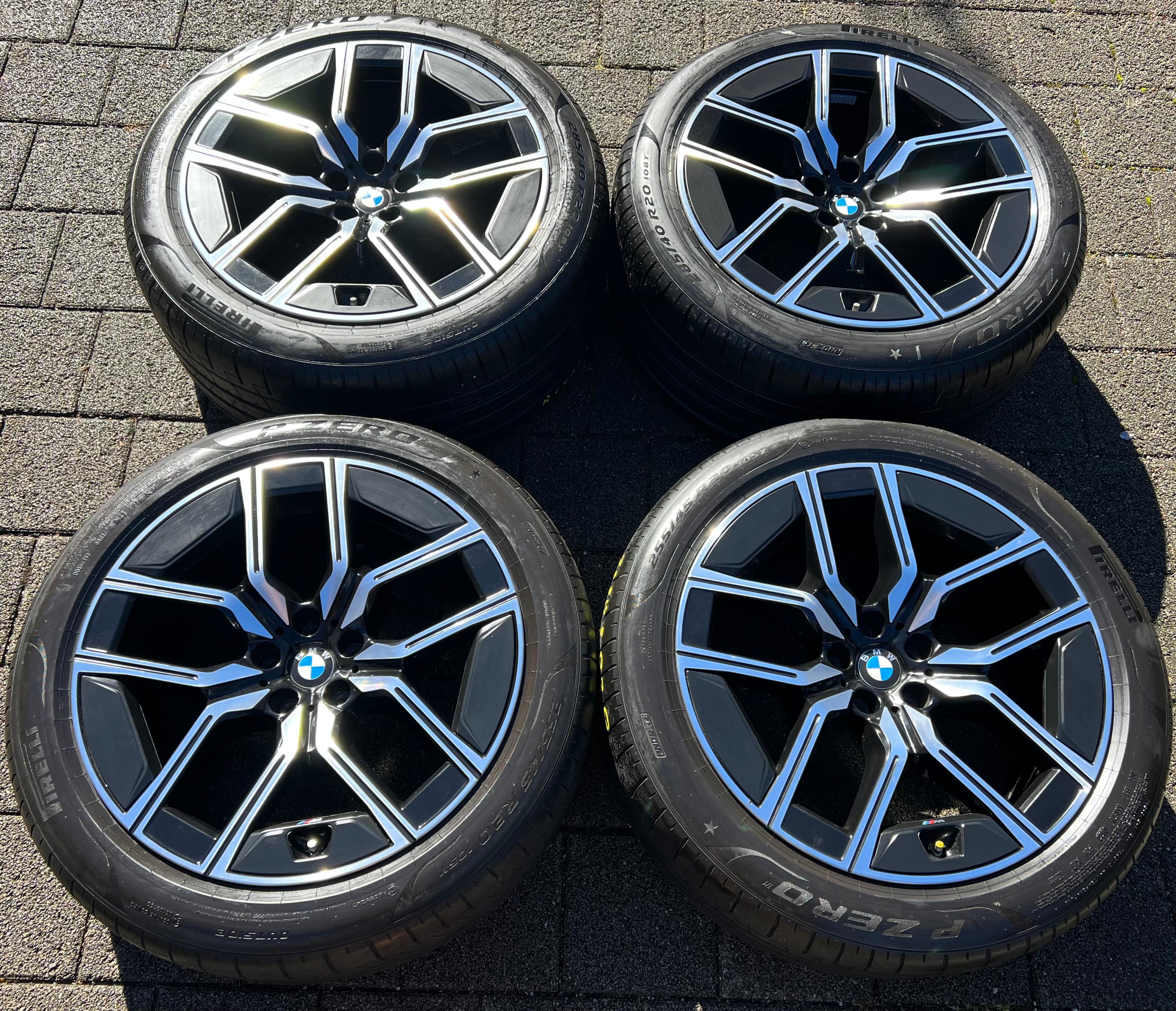 4 llantas de aluminio originales de 20" para BMW Serie 7 G70 y X3 G45, modelo 907M, 25A19DE8 y 5A19DE9, envío gratuito