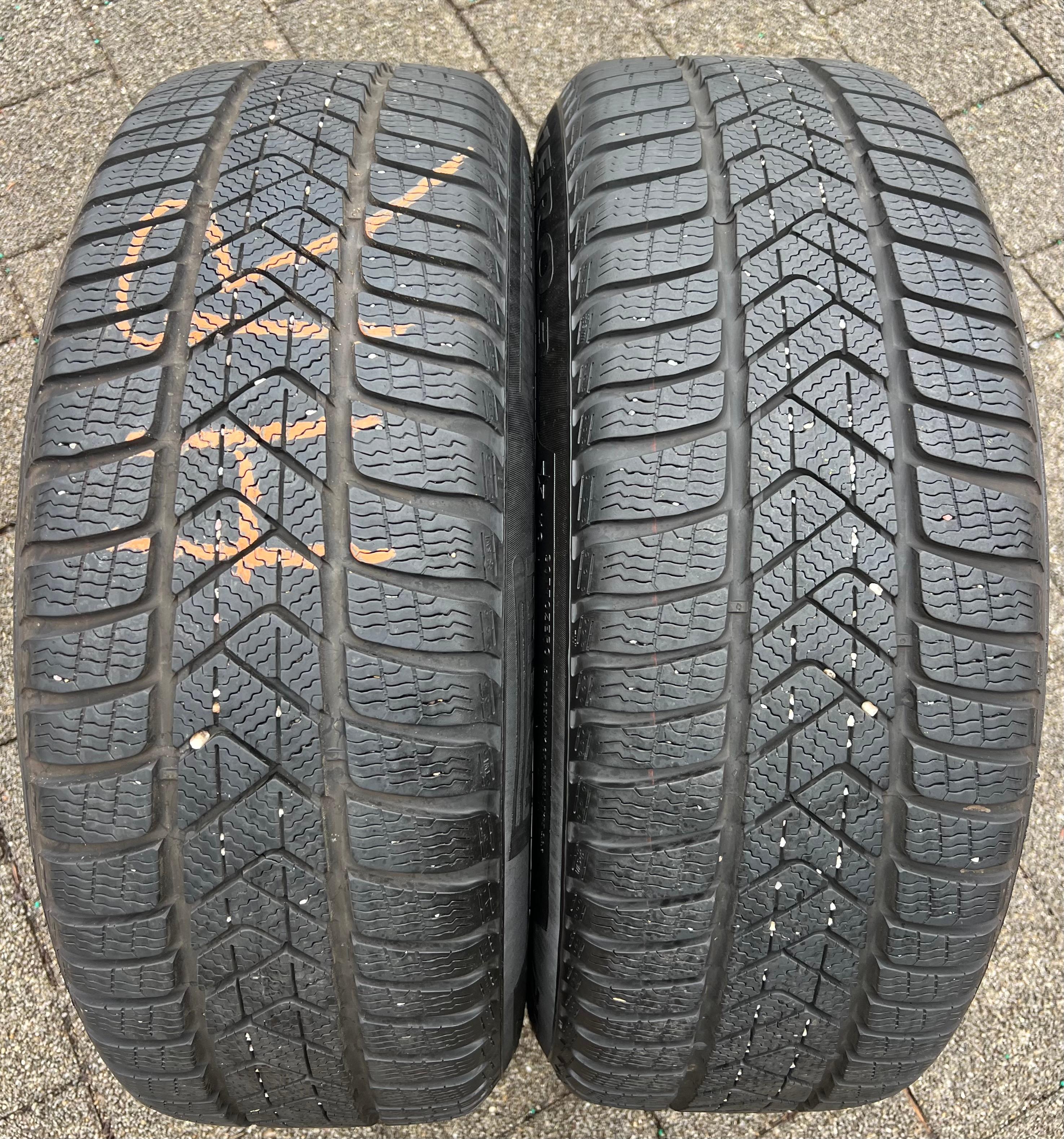 2 x 225/55R17 97H Winterreifen Pirelli Sottozero 3 6,5-7mm 2019