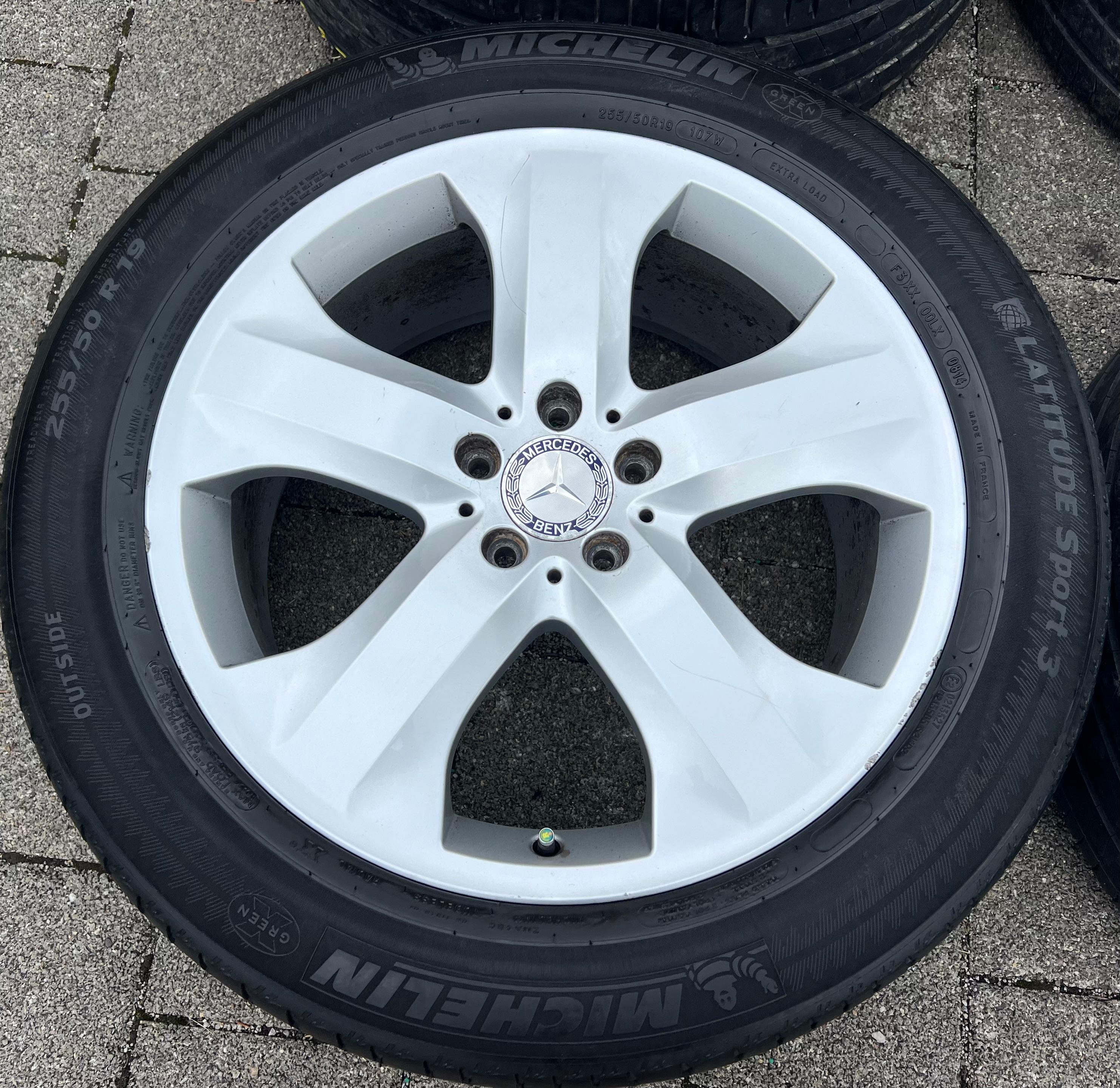 4 CERCHIONI IN LEGA DA 19" ORIGINALI MERCEDES CLASSE M ML W164 A1644015002 8,5x19 9,5x19 RA1644015102