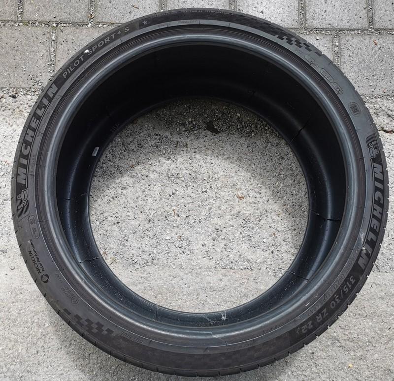 2 x 315/30R22 107Y Sommerreifen Michelin Pilot Sport 4S 4-4,5mm 2020