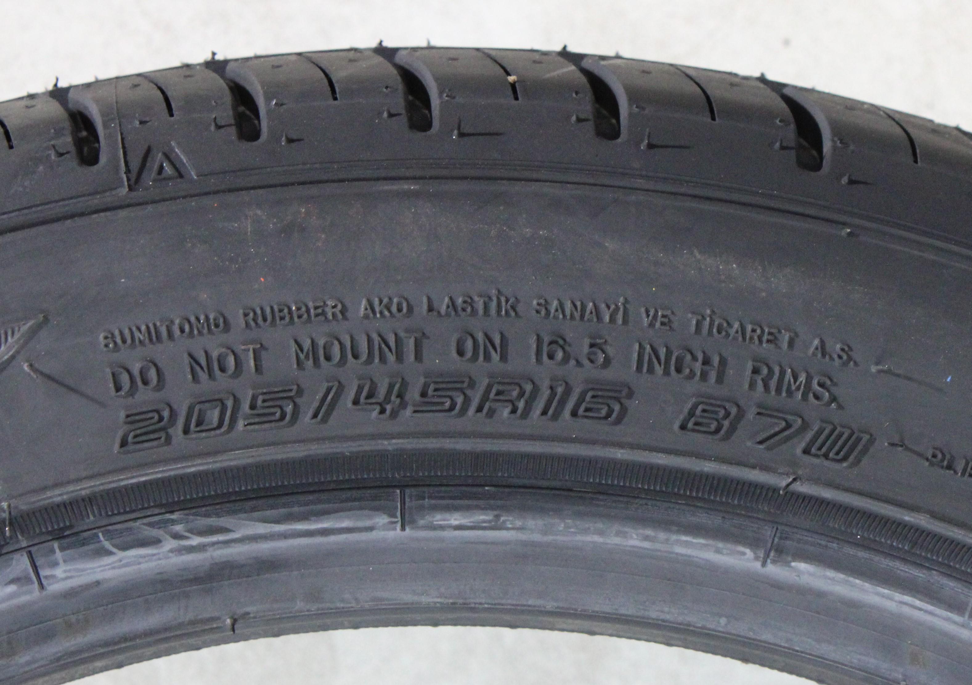 4 neumáticos de verano Falken Ziex ZE310 EcoRun 2022, 205/45R16 87W, NUEVOS