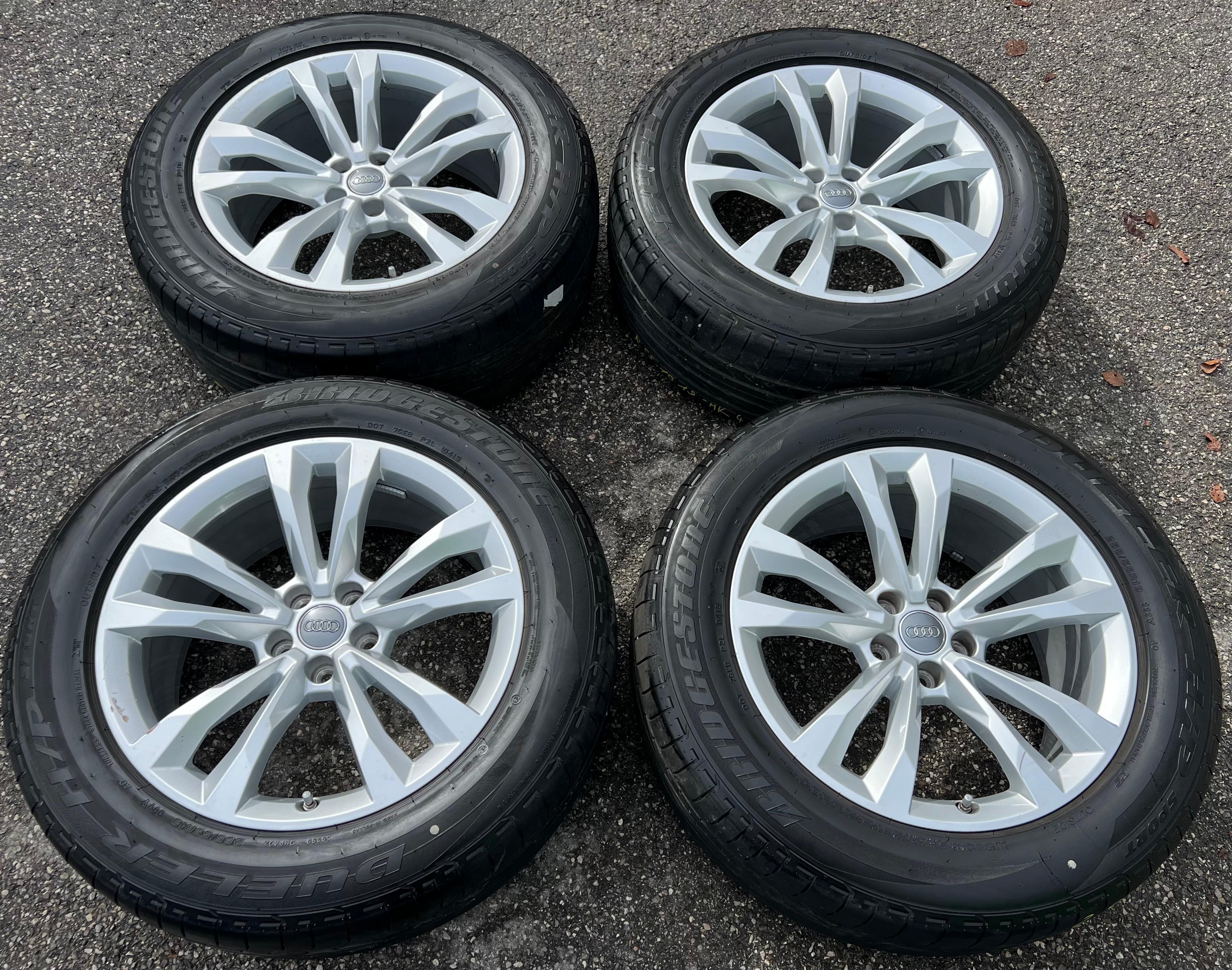 4 ORIGINAL 19" ALU SOMMERRÄDER AUDI Q7 4M 255/55R19 111V 4M0601025C RDKS FREIHAUS