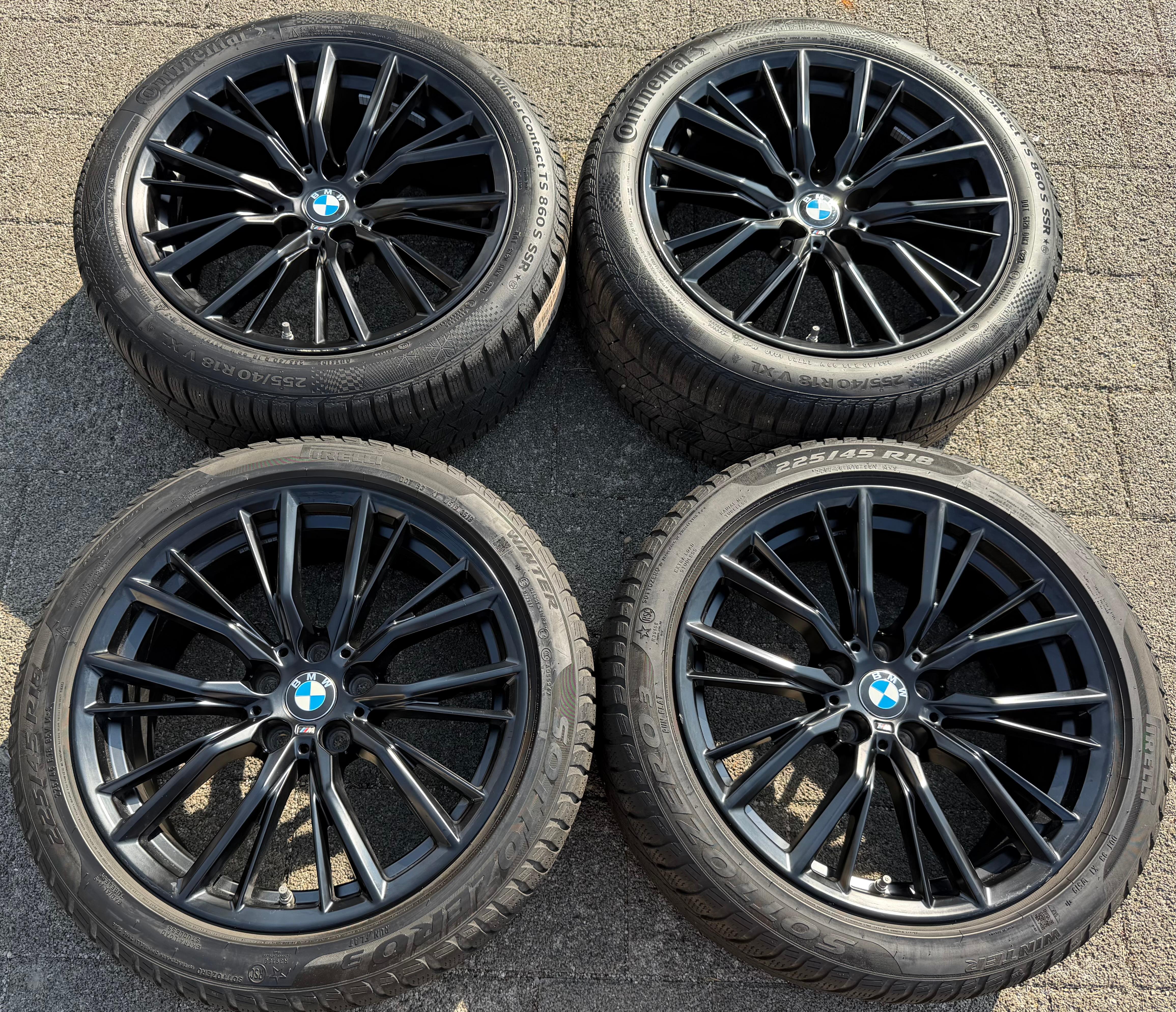 4 Original 18" Alu Winterräder BMW 3ER Reihe G20 G21 4ER G22 G23 2ER G42 M796 RDKS