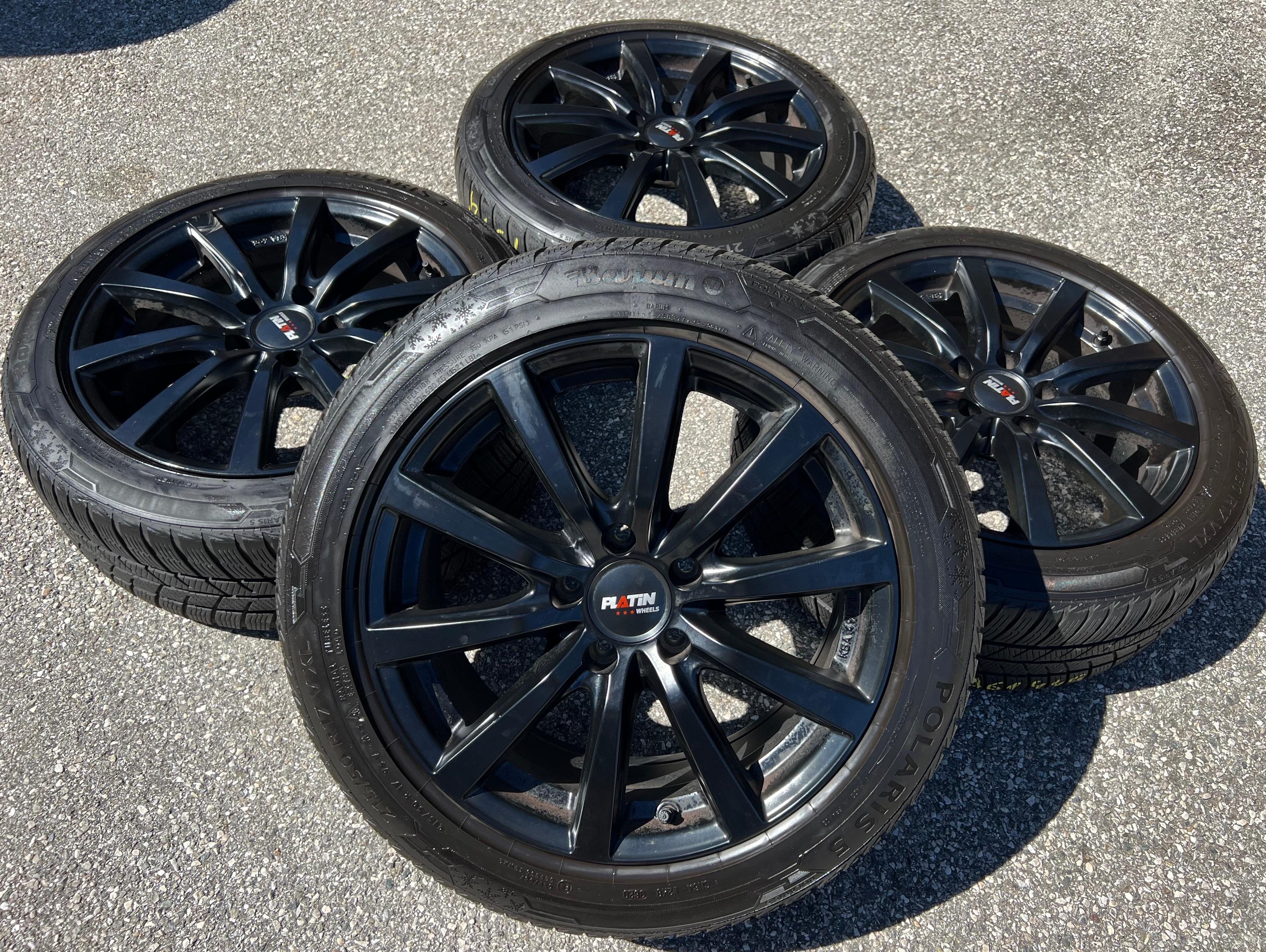 4 ALU 17" WINTERRÄDER MERCEDES E-KLASSE W212 215/50R17 95V