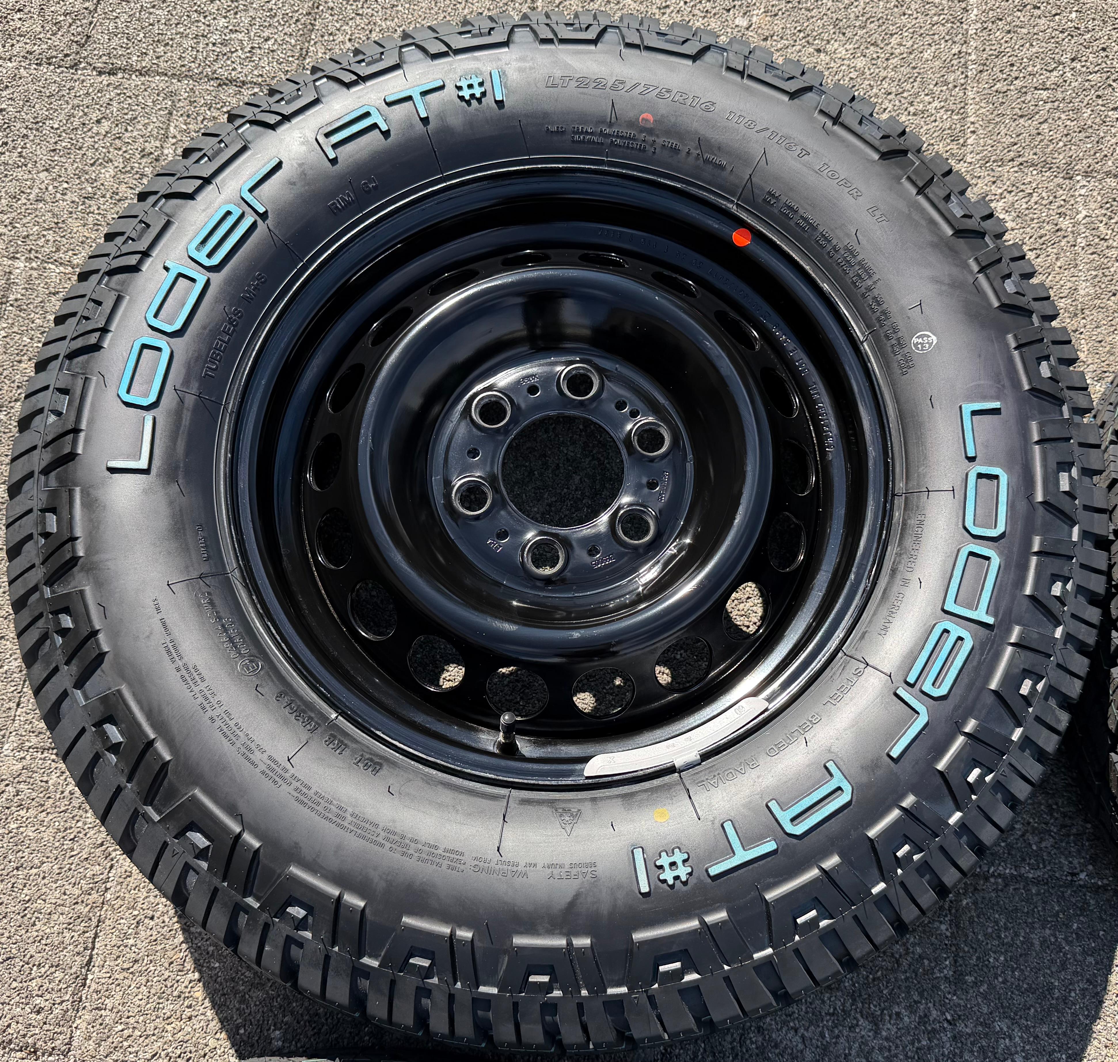 4 Allwetterräder Mercedes Sprinter W907 907 225/75R16C 118/116T LODER AT#1 Ganzjahresreifen NEU