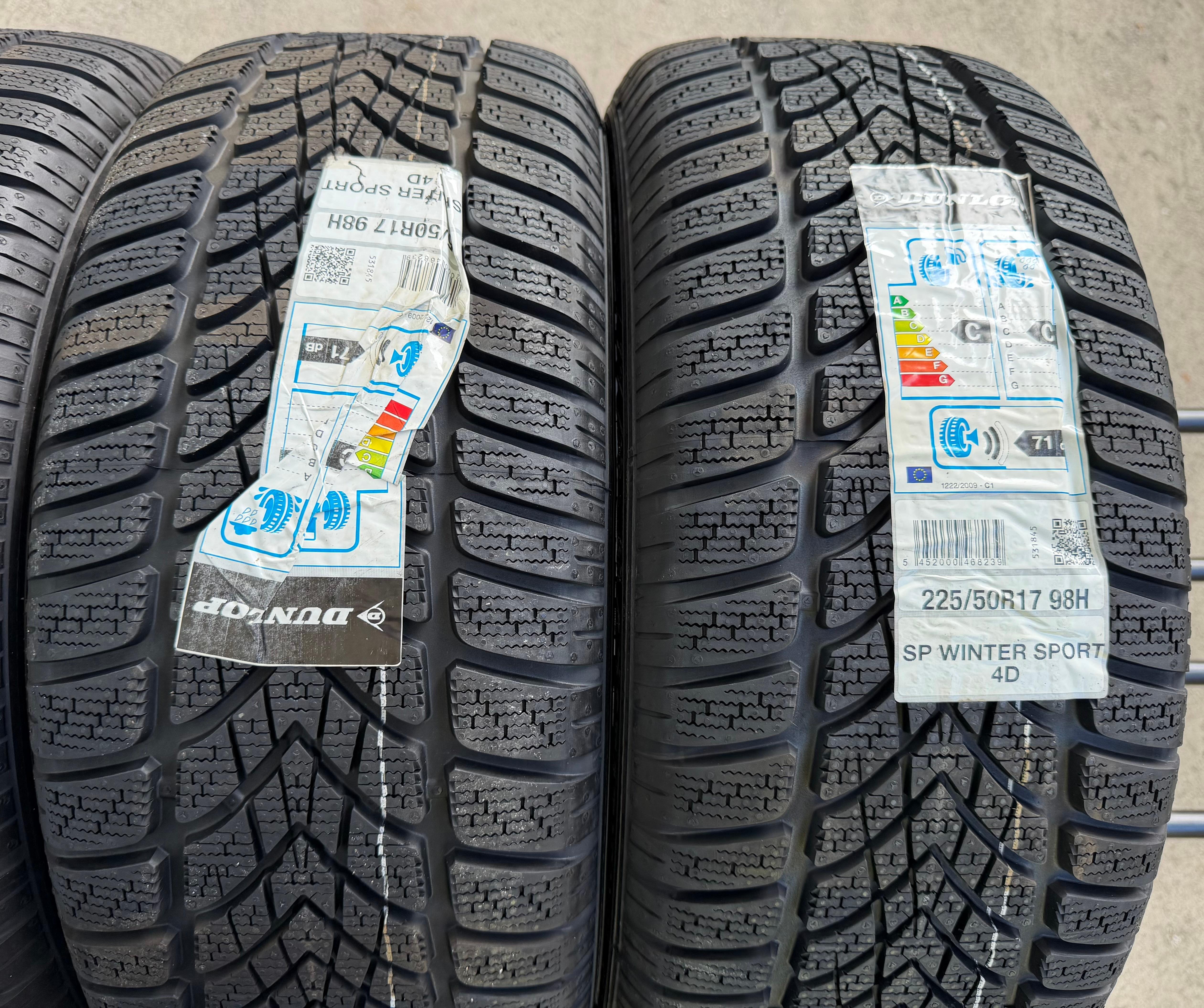 4 Original 17" Alu Winterräder Audi A4 B9 8W 8W0601025P 225/50R17 98H Dunlop