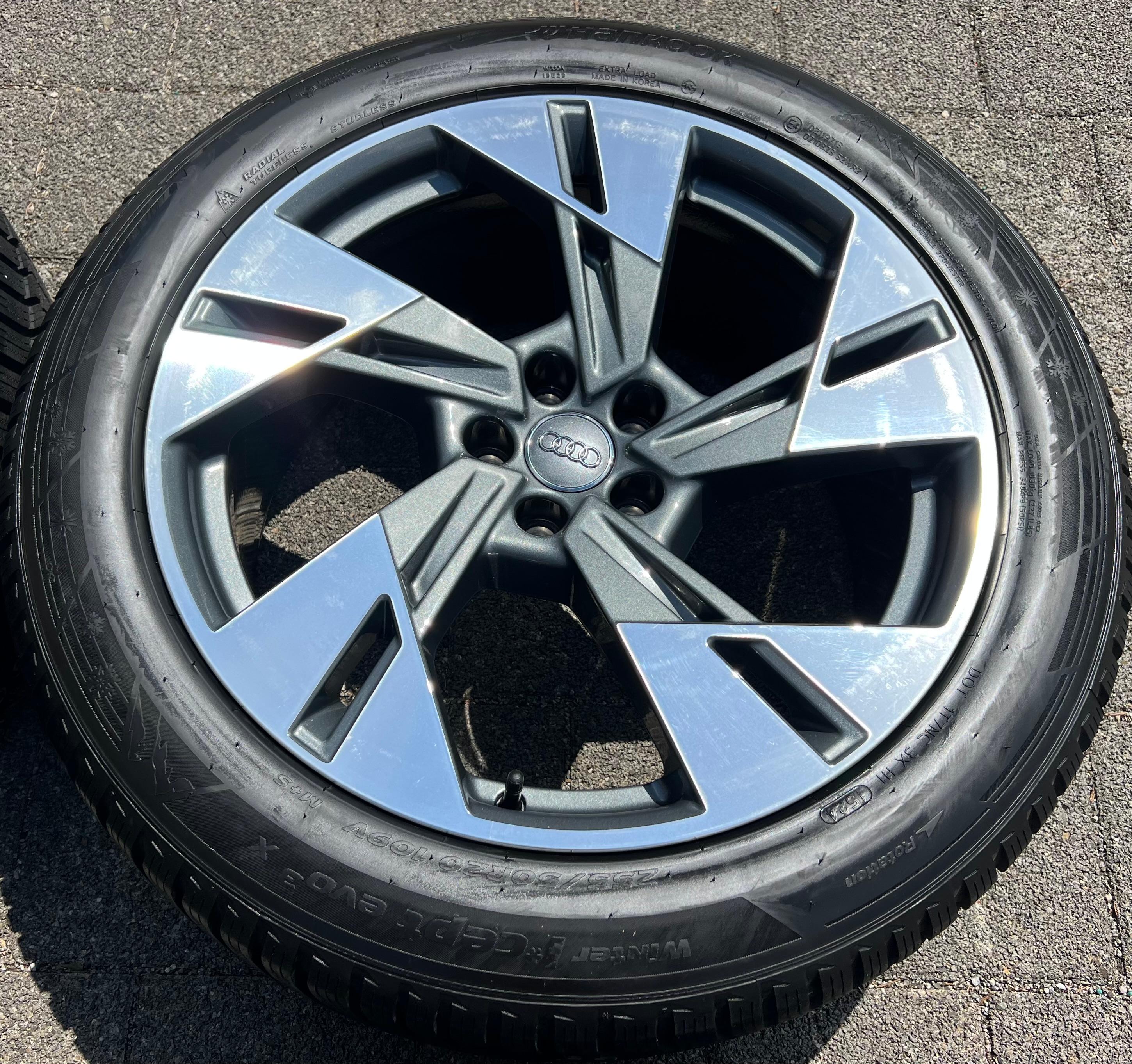 4 ORIGINAL 20" ALU WINTERRÄDER AUDI E-TRON Q8 ETRON 4KE601025T 255/50R20 109V