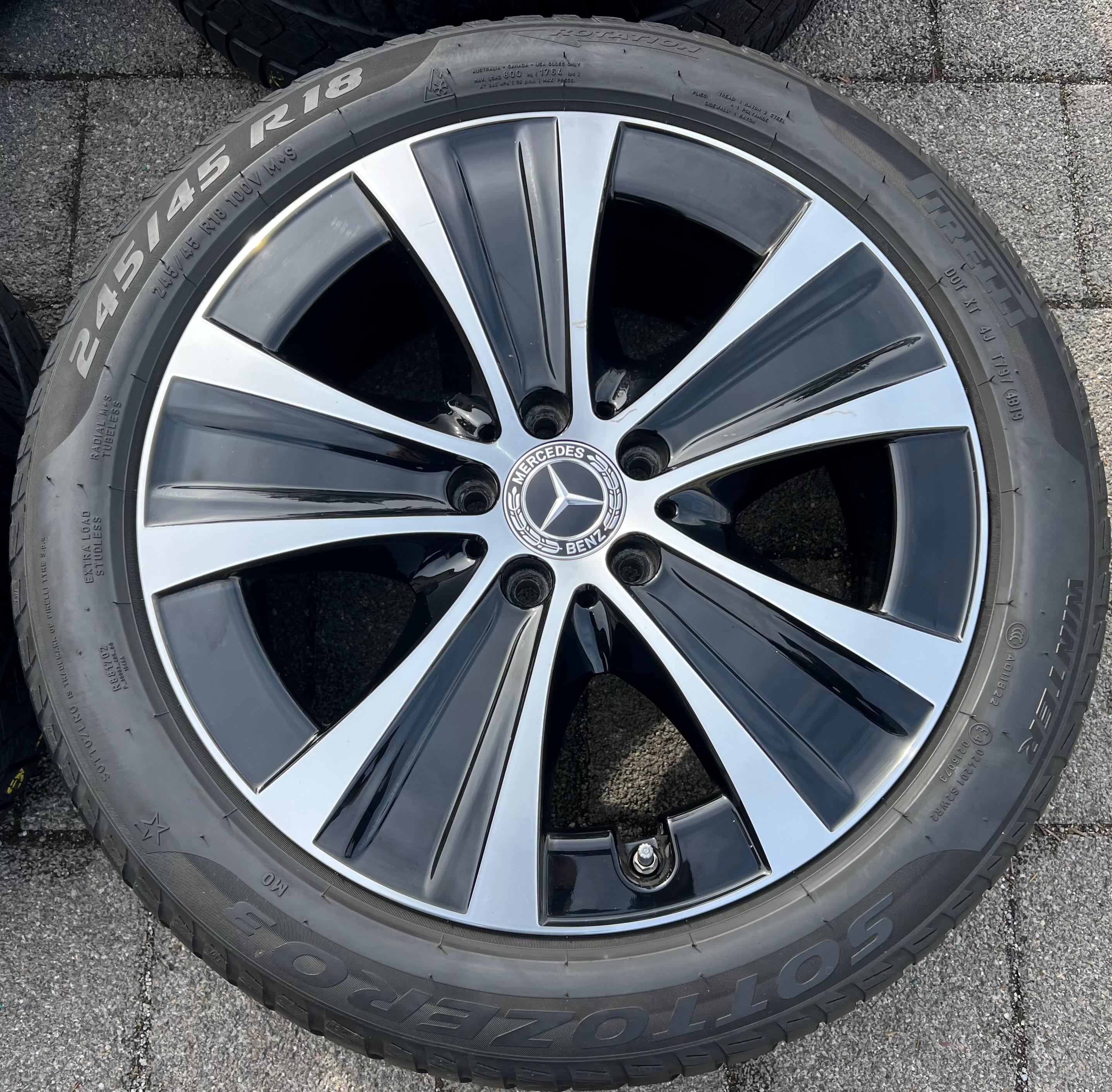 4 ORIGINAL 18" ALUFELGEN MERCEDES E-KLASSE W213 8x18 ET43 9x19 ET52,5 FREIHAUS