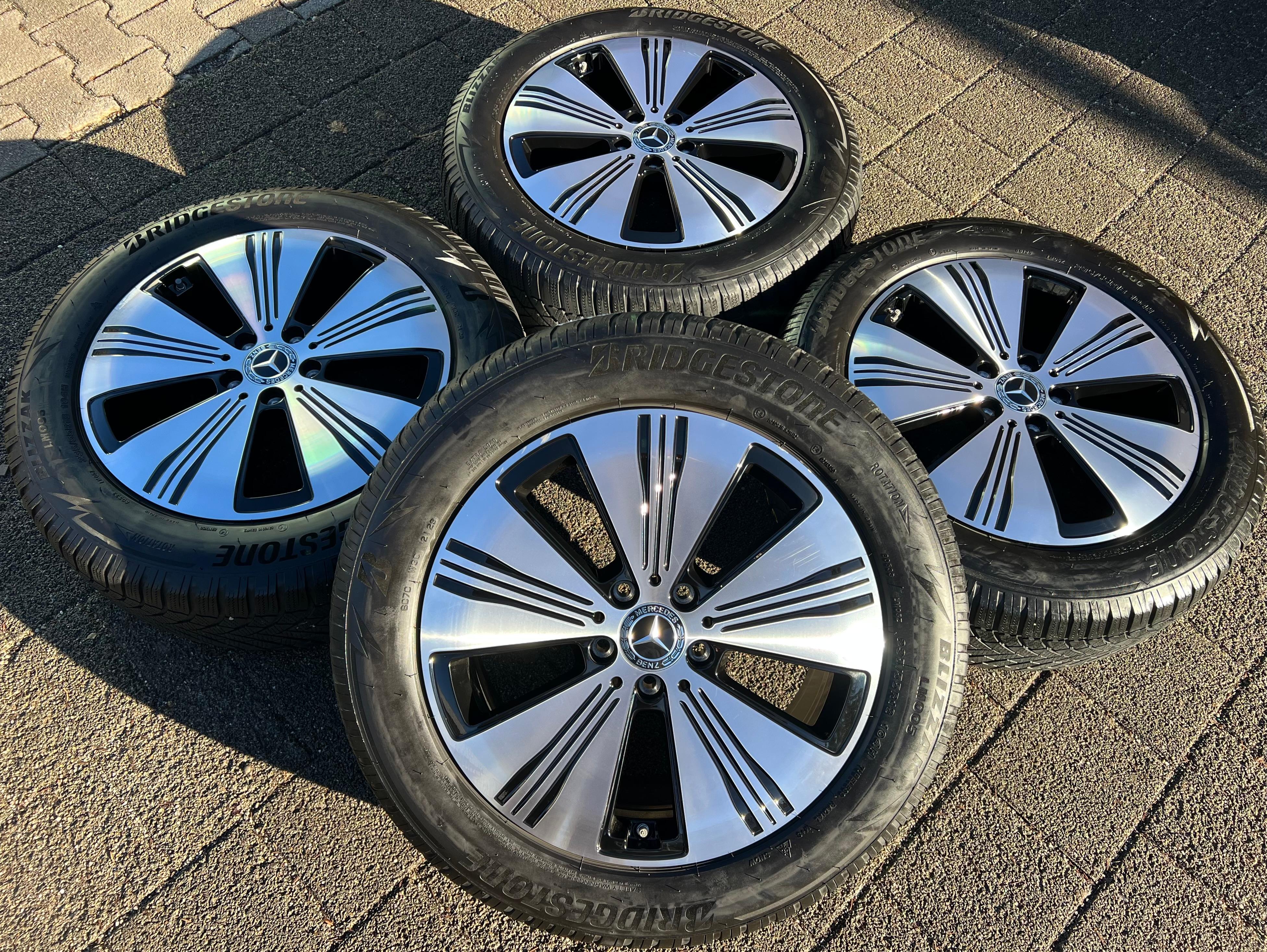 4 ORIGINAL 18" ALUFELGEN MERCEDES EQA EQB A2434010100 RDKS 6,5x18 ET44,5 FREIHAUS