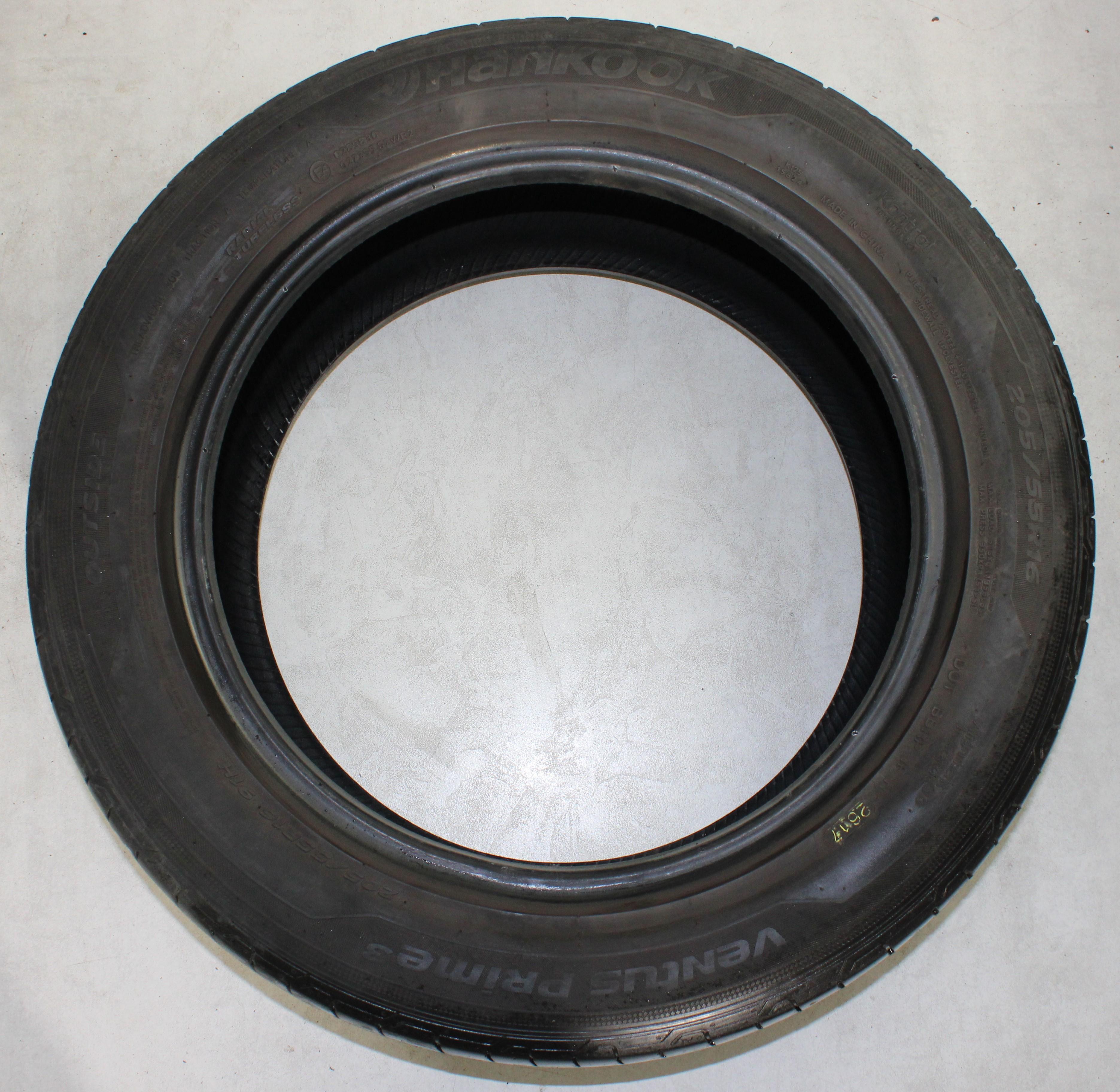 2 x 205/55R16 91H Sommerreifen Hankook Ventus Prime 3 4,5-5mm 2017/2018