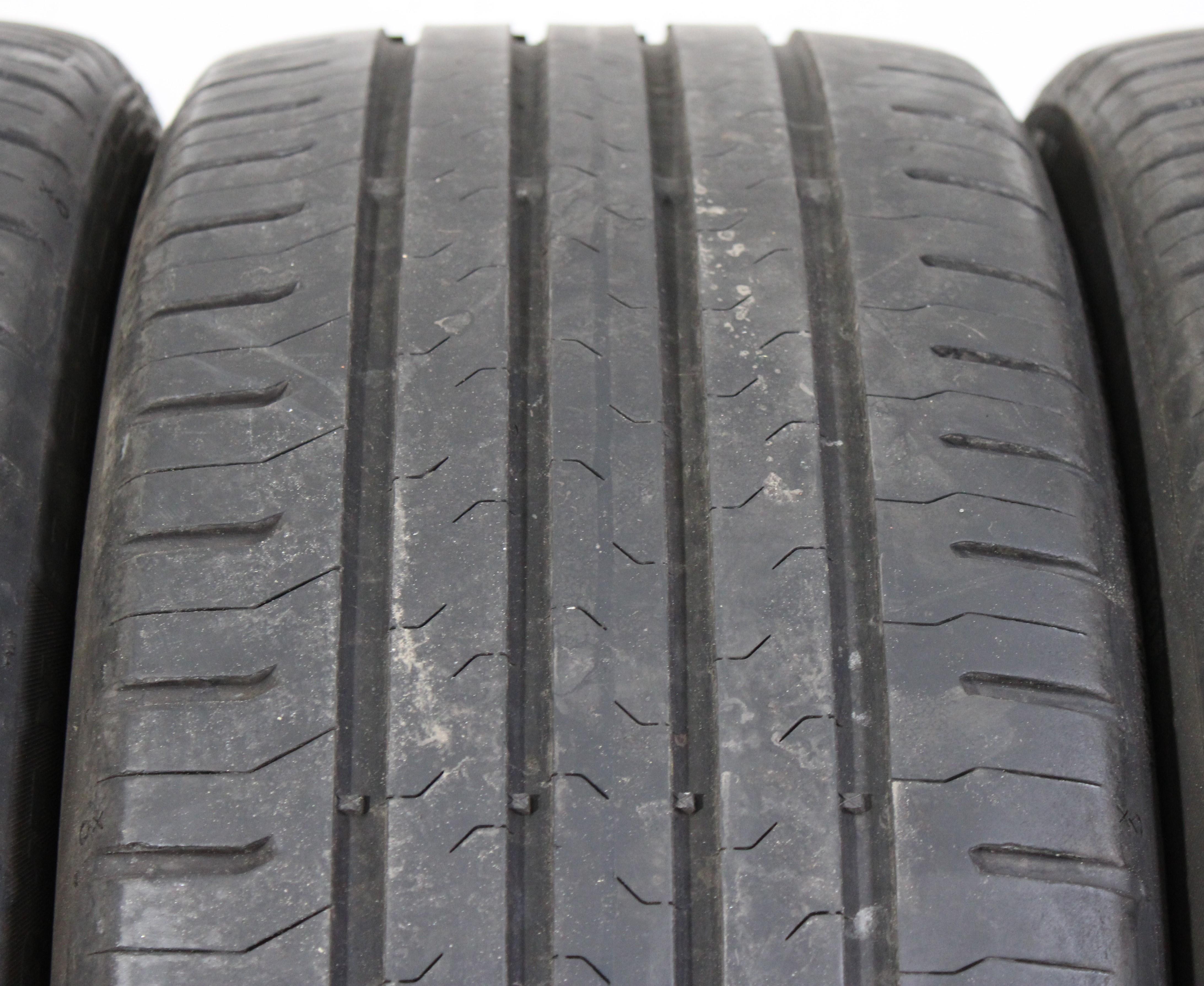 4 x 215/45R17 87V Sommerreifen Continental  Eco Contact 5 5,5-6mm 2015