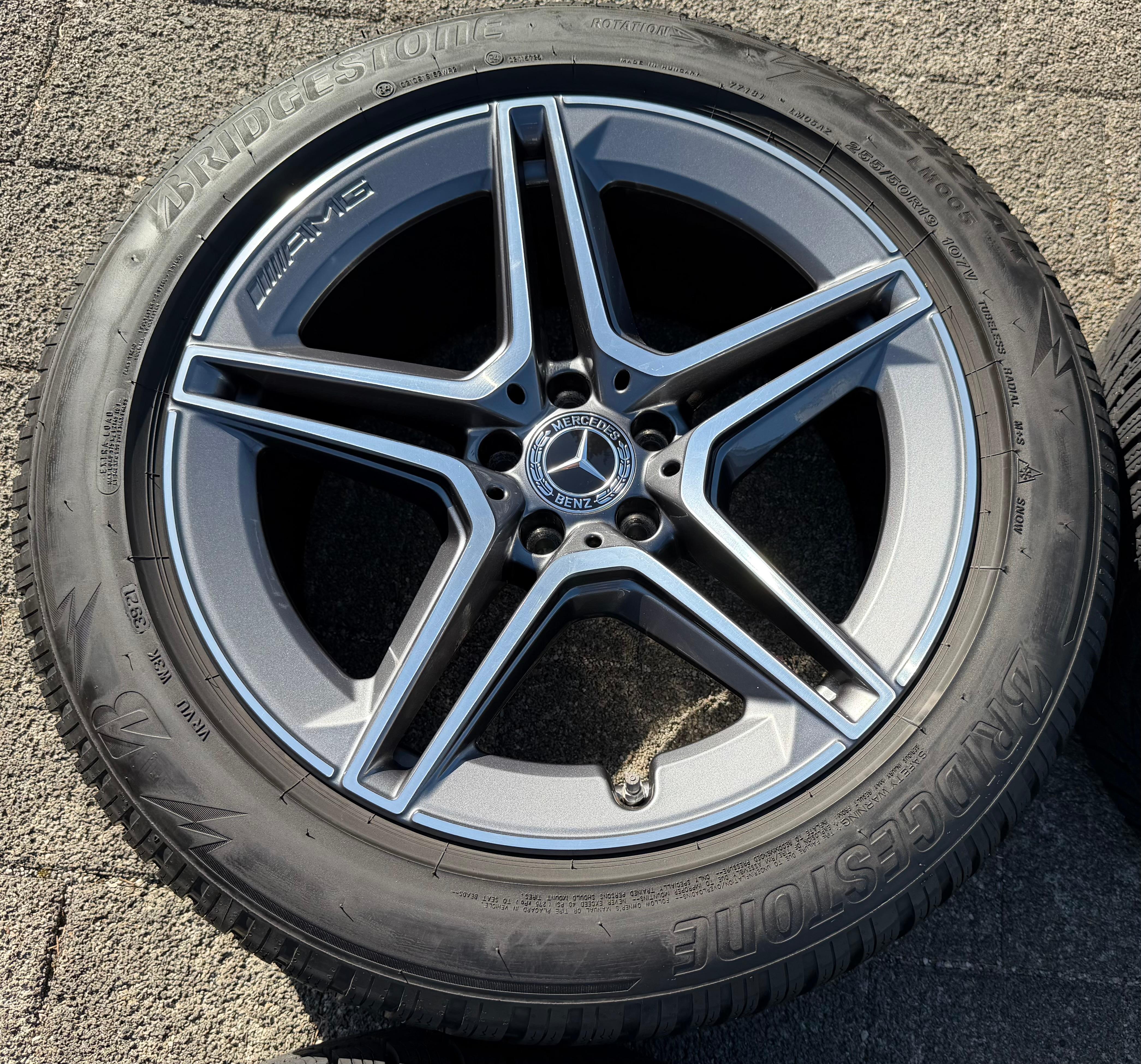 4 ORIGINAL 19" ALU WINTERRÄDER AMG MERCEDES GLC X204 W253 A2534015300 A2534015400
