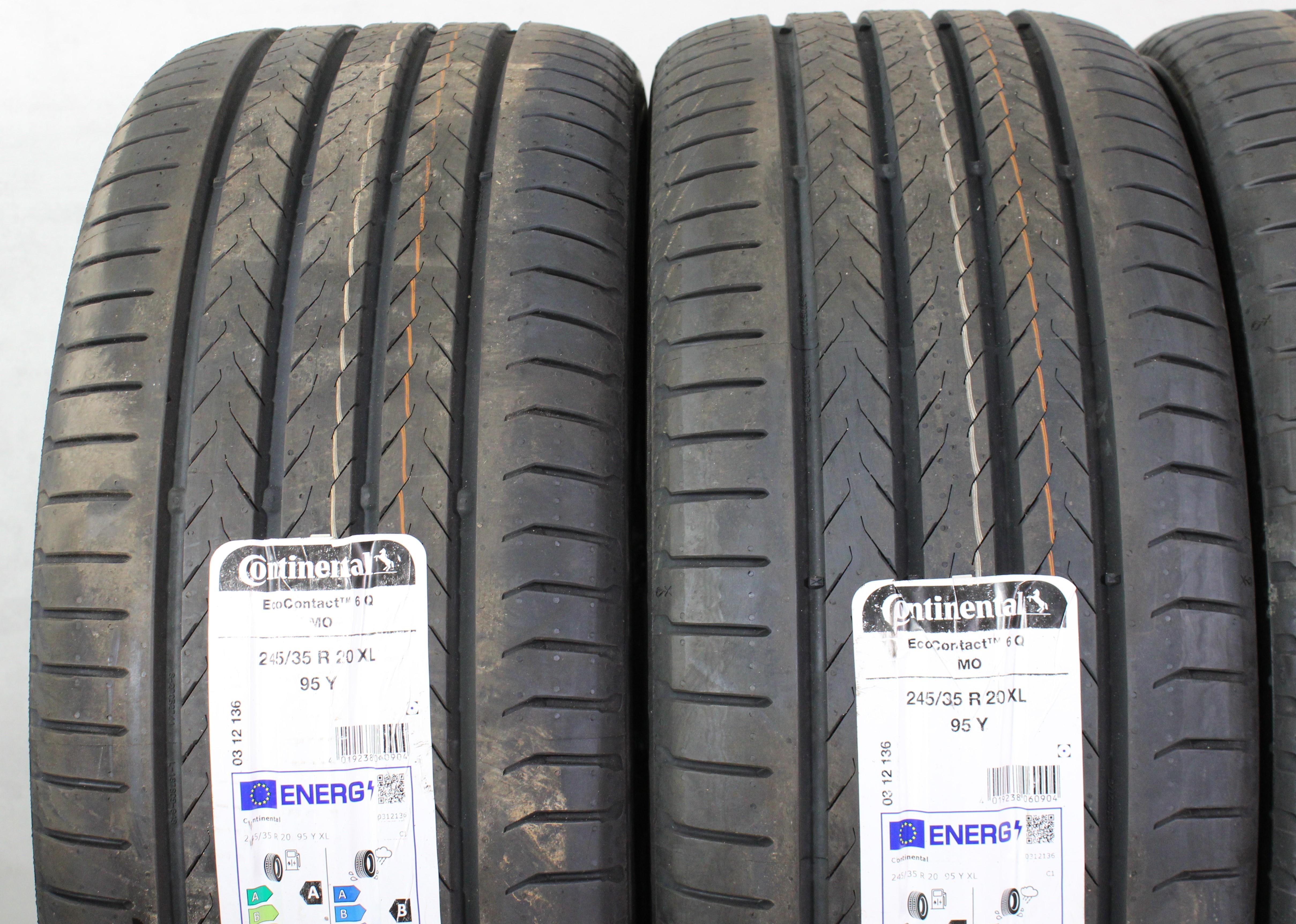 2 x 245/35R20 95Y 2 x 275/30R20 97Y Neumáticos de verano Continental Eco Contact 6 Q MO 2024 XL NUEVO