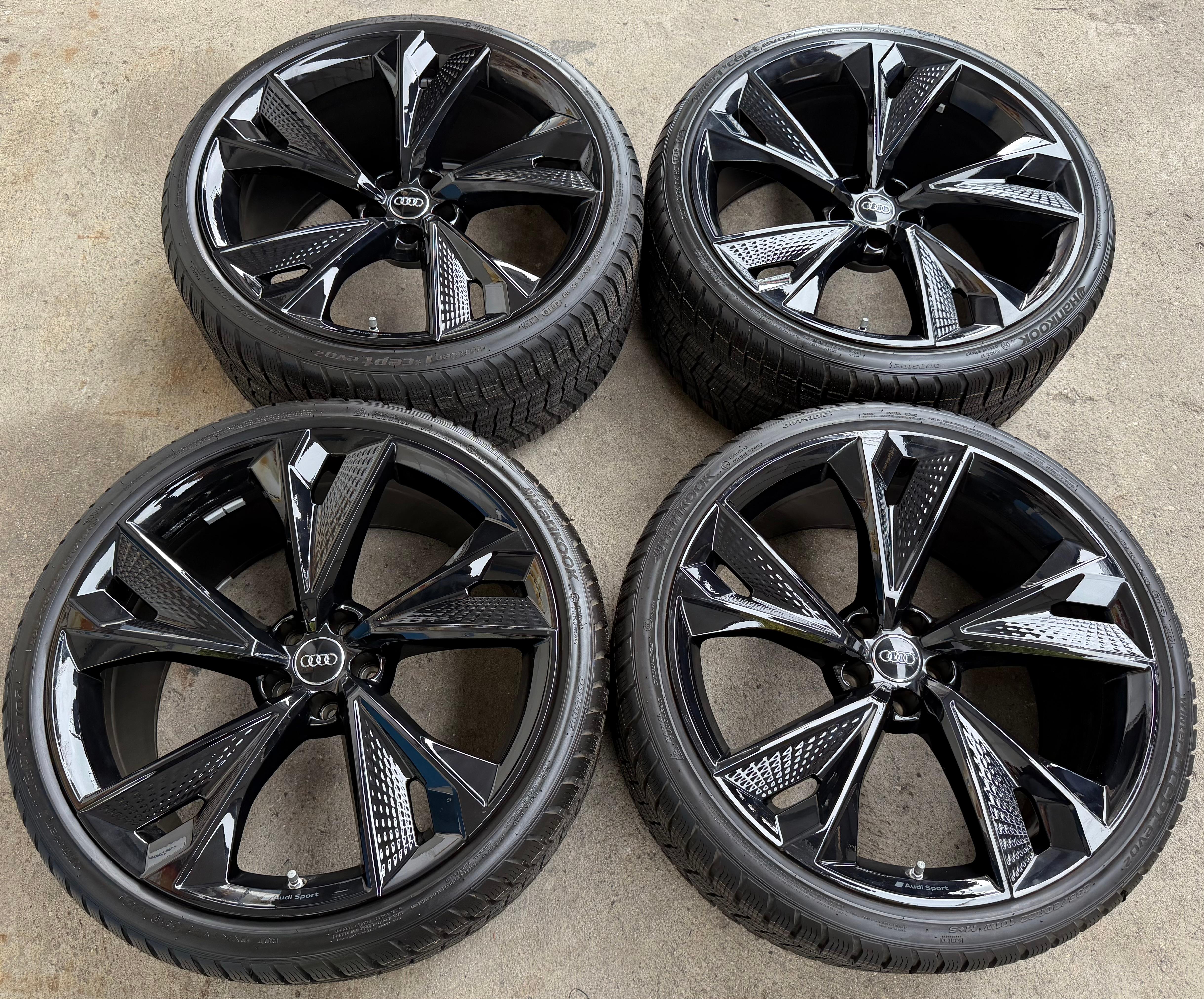 4 Original 22" Alu Winterräder Audi RS6 4K RS7 4K0601025BC 285/30R22 101W HANKOOK