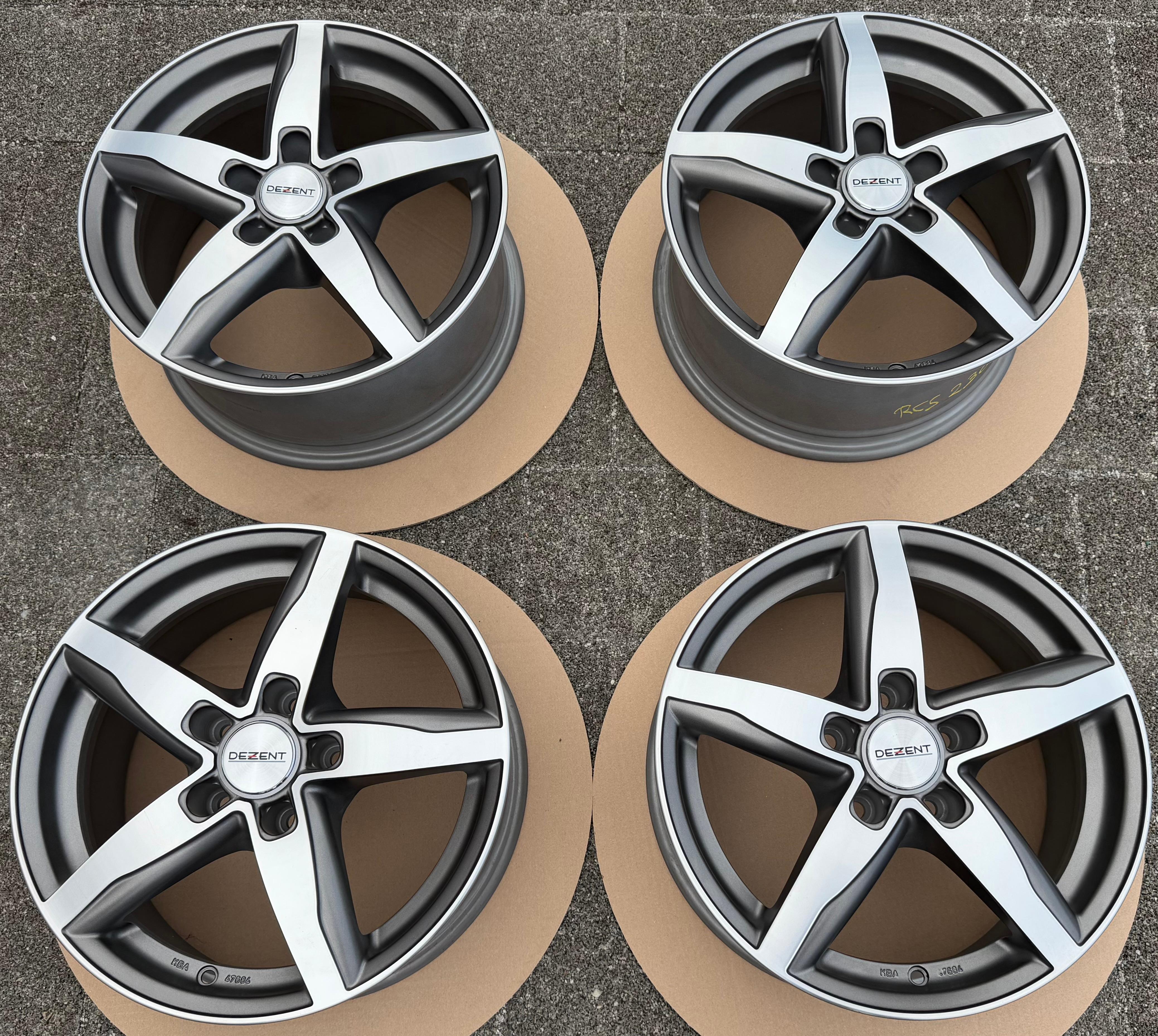 4 jantes en aluminium discrètes de 16 pouces pour Audi A4 8K B8 B81 7x16 ET44 5x112 66,6 NEUVES