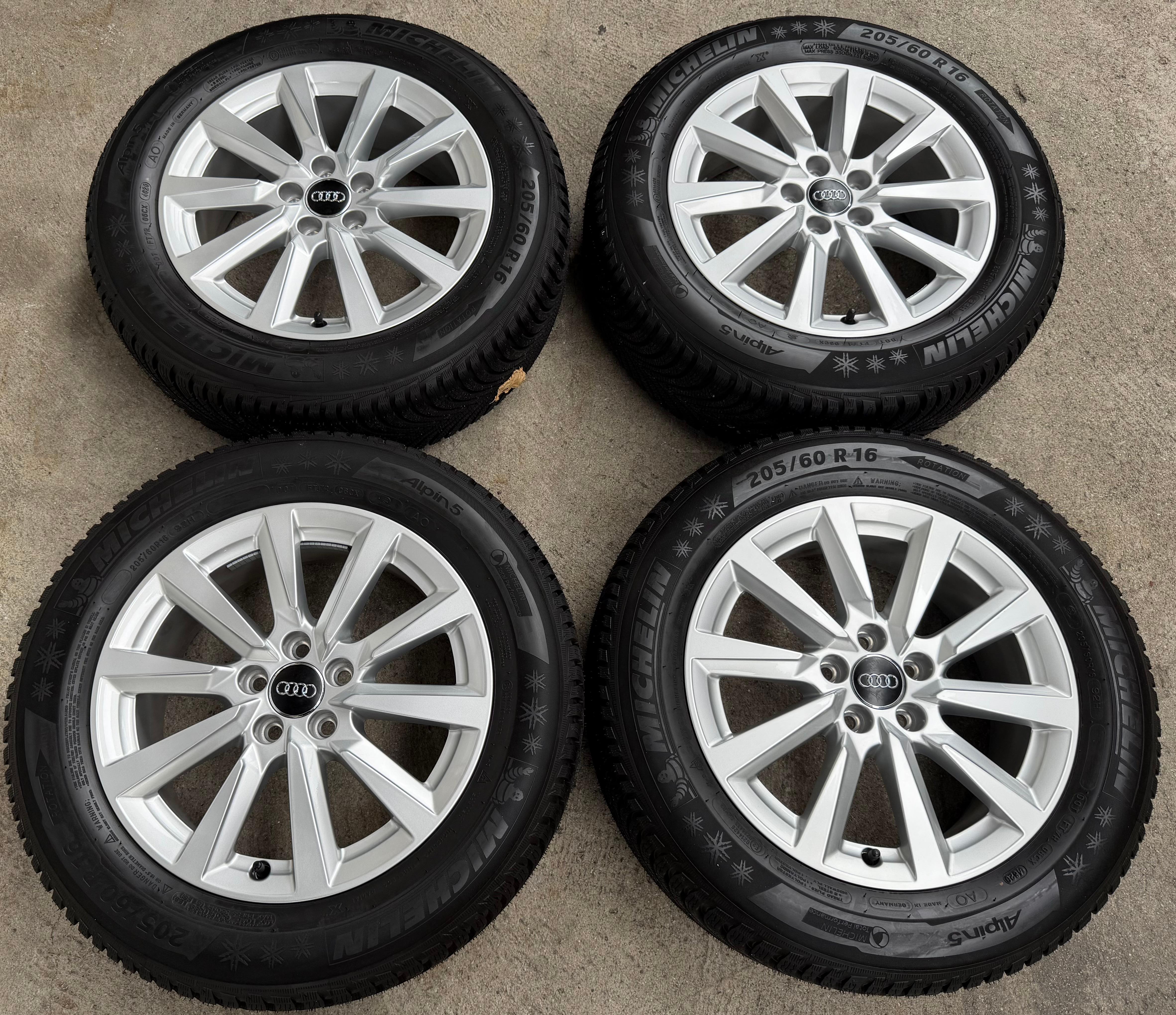 4 Original Alu Winterräder Audi A1 Allstreet City Carver GB GBH 82A601025C