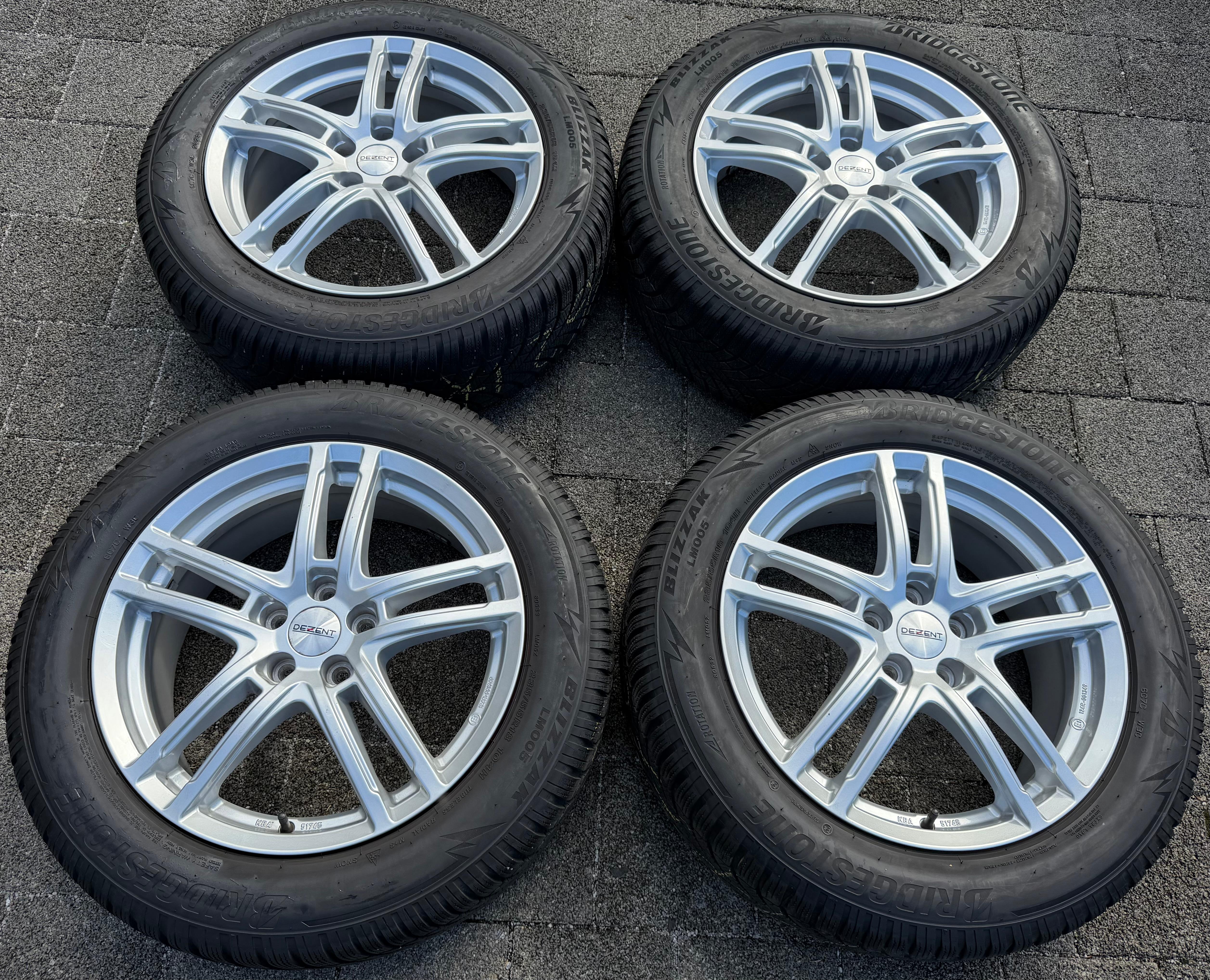 4 Alu 18" Winterräder Volvo S90 II V90 P XC40 C40 X 235/55R18 104H Bridgestone