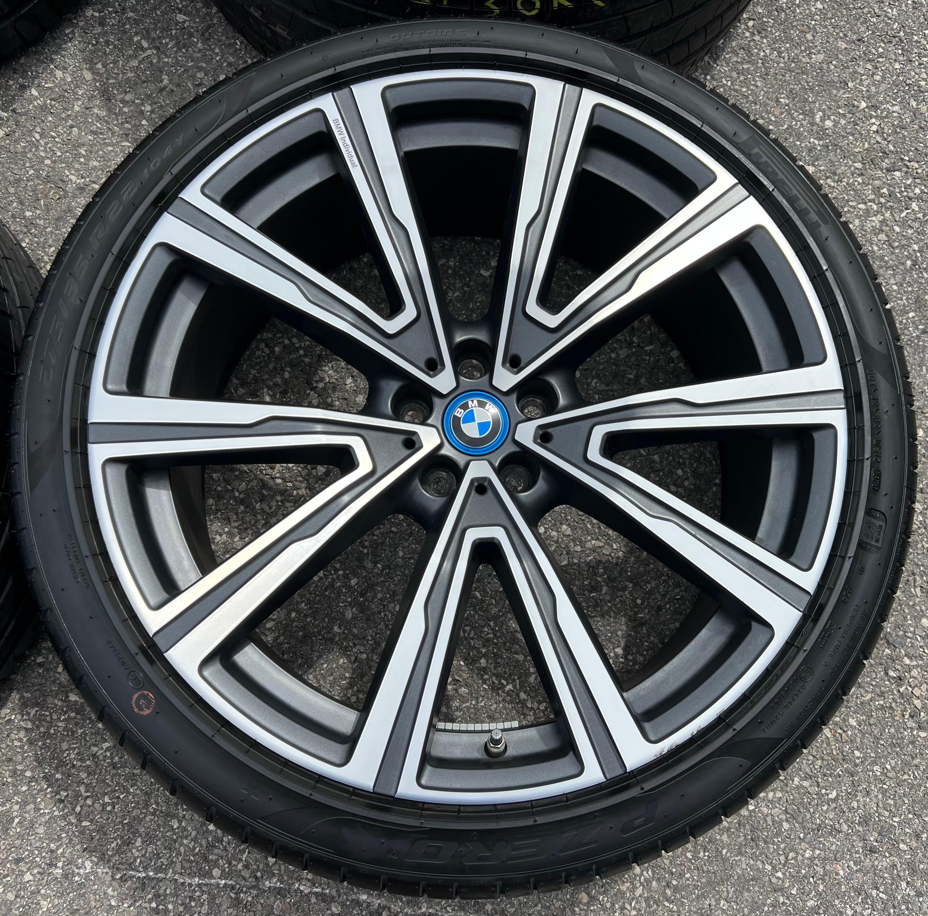 4 ORIGINAL 22 ALU SOMMERRÄDER BMW X5 G05 X6 G06 STYLING 746i 8072000 8072001 RDK