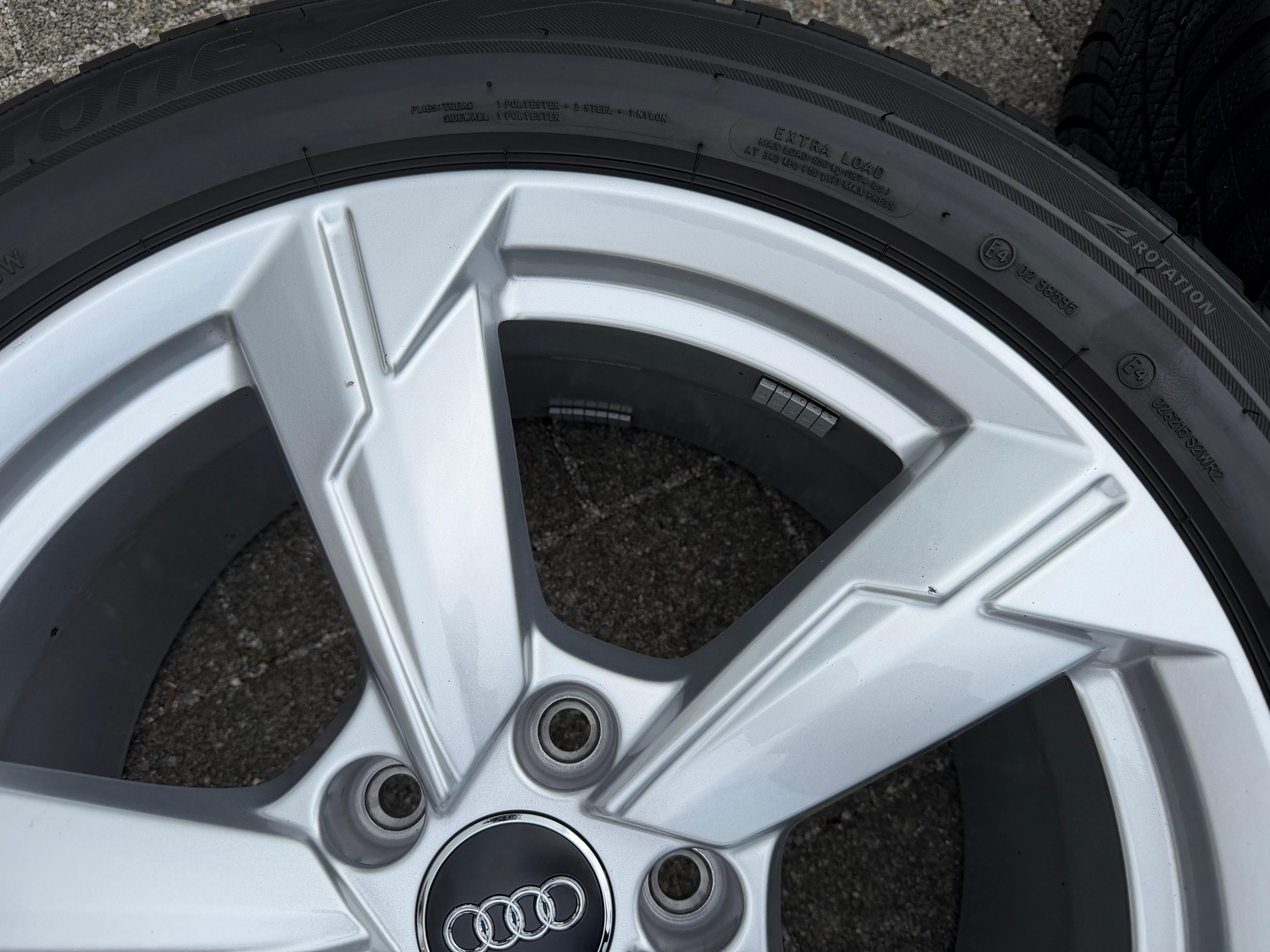4 ORIGINAL 18" ALU WINTERRÄDER AUDI A6 4K C8 225/55R18 102V BRIDGESTONE 2023