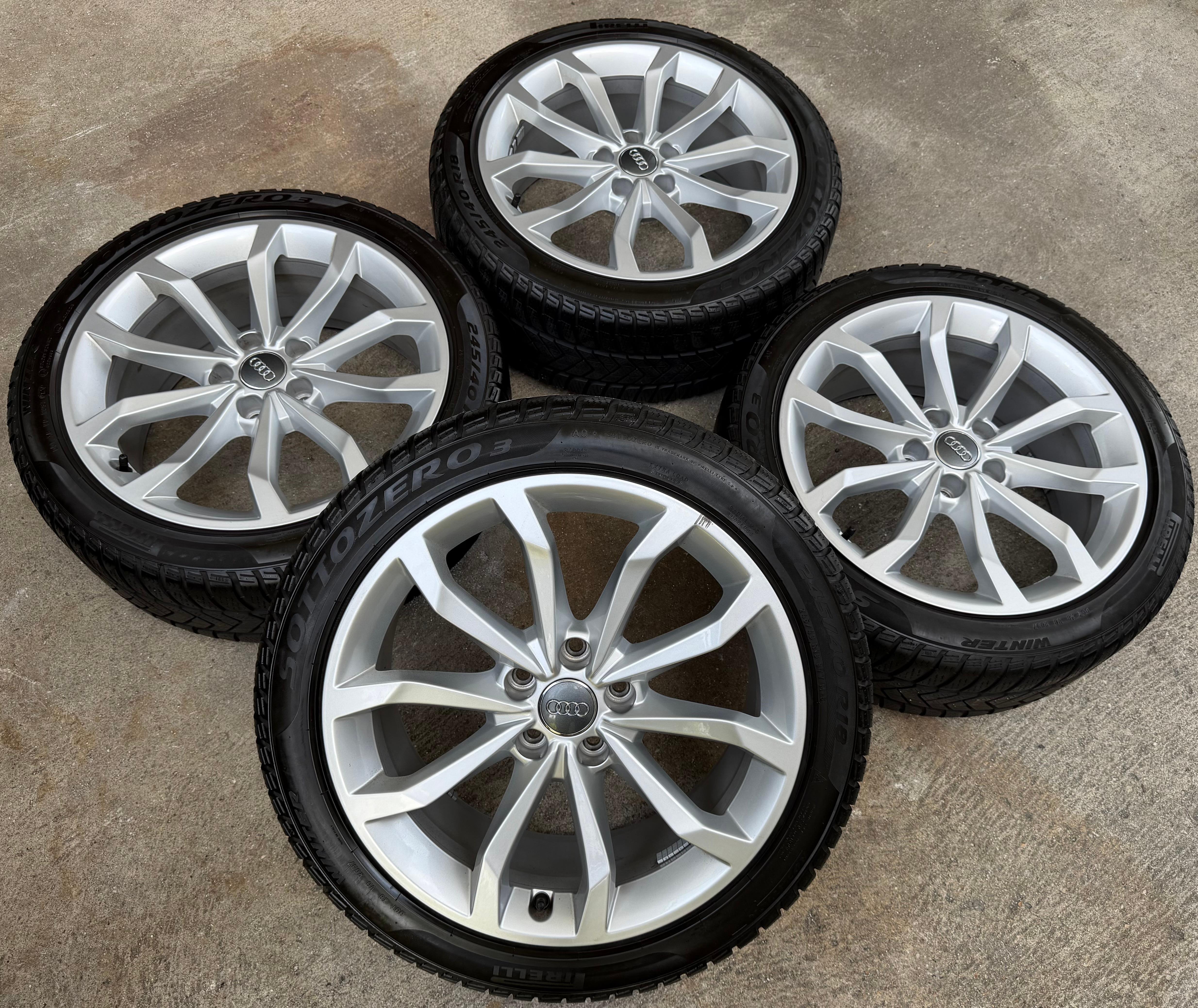 4 Original 18" Alu Winterräder Audi A4 S4 8W B9 8W0601025H 245/40R18 97V 2020