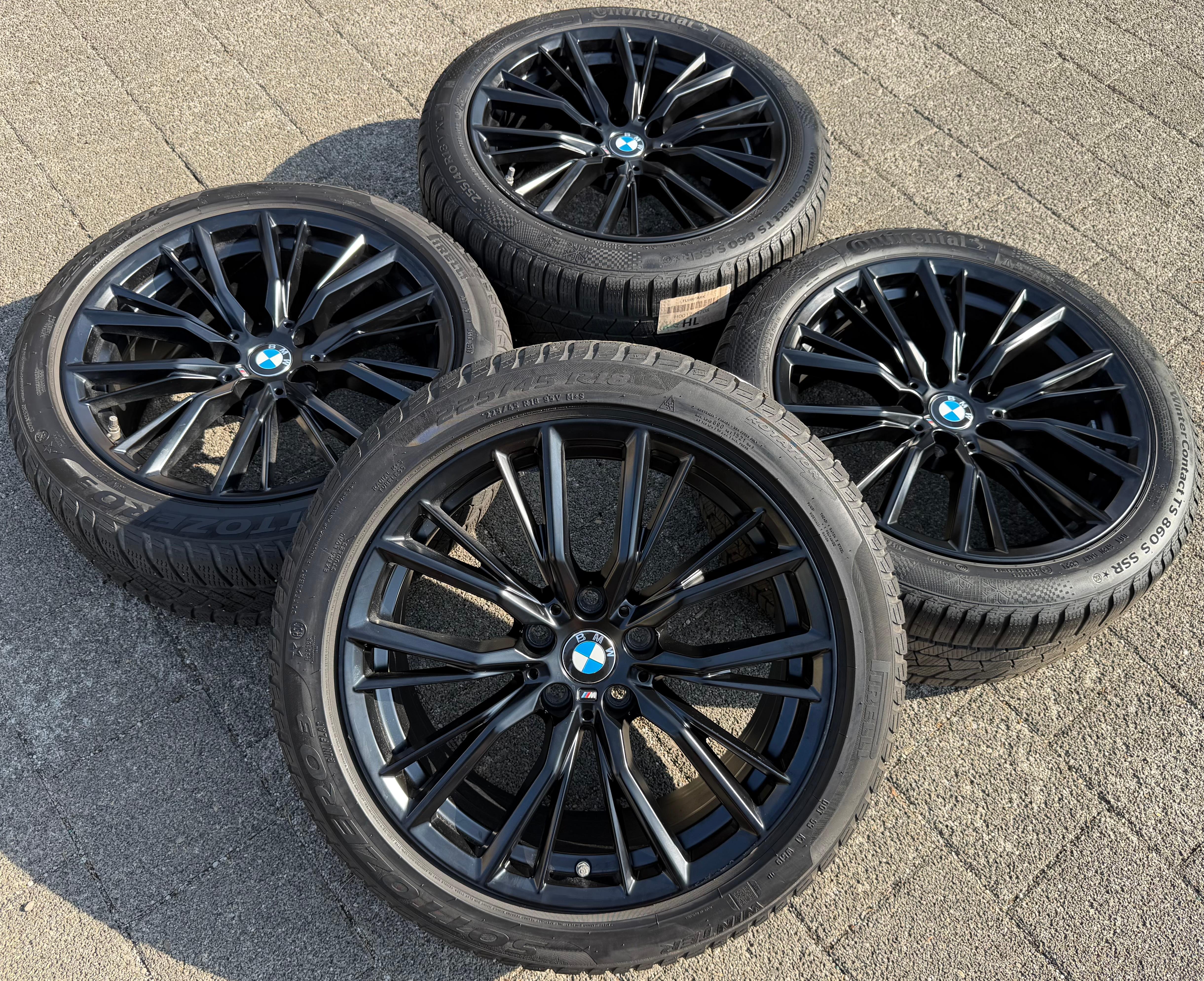 4 Original 18" Alu Winterräder BMW 3ER Reihe G20 G21 4ER G22 G23 2ER G42 M796 RDKS
