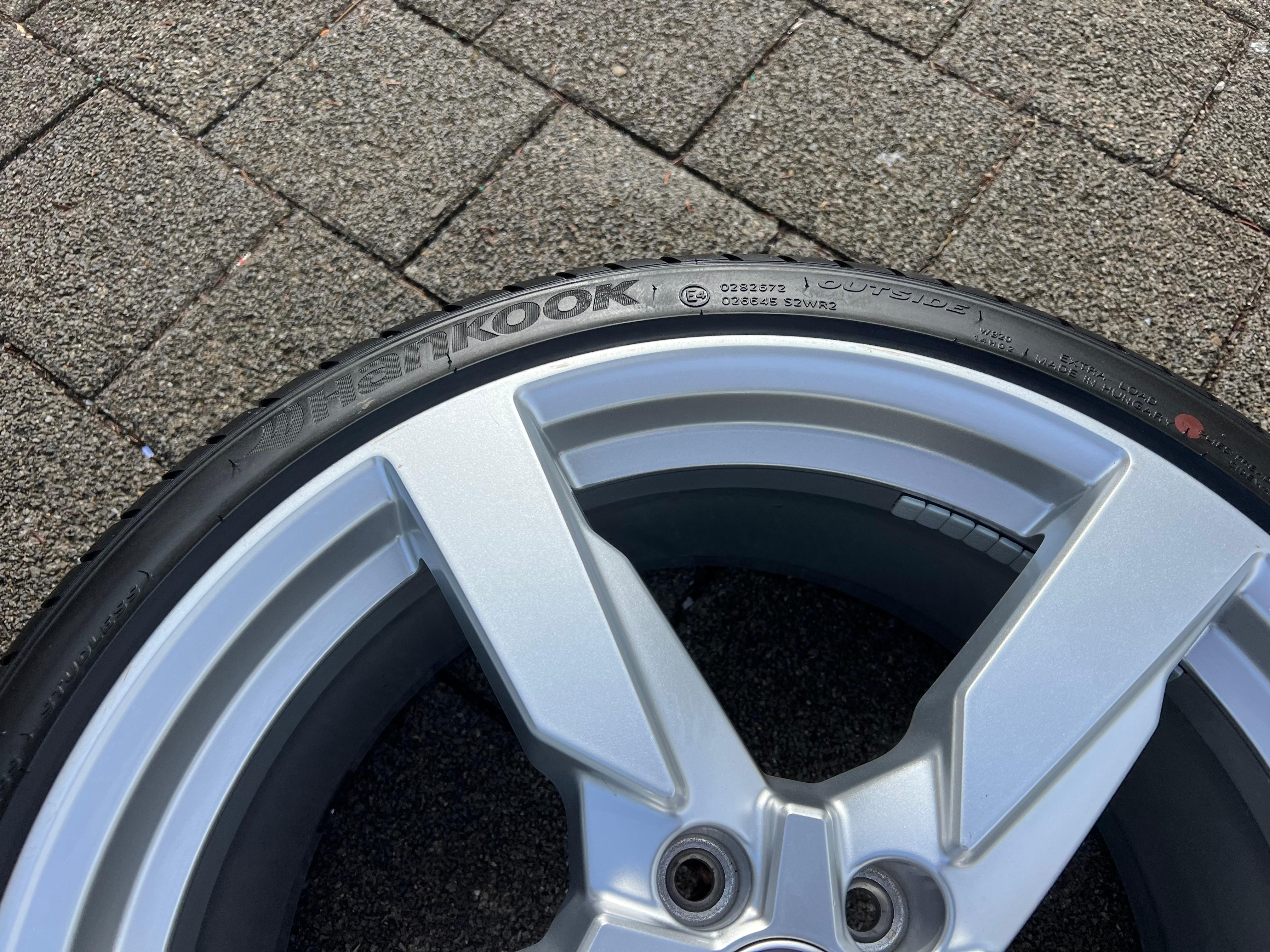 4 ORIGINELE 19" ALUMINIUM WINTERWIELEN AUDI TT TTS 8S 8S0601025AA 245/35R19 93W GRATIS LEVERING
