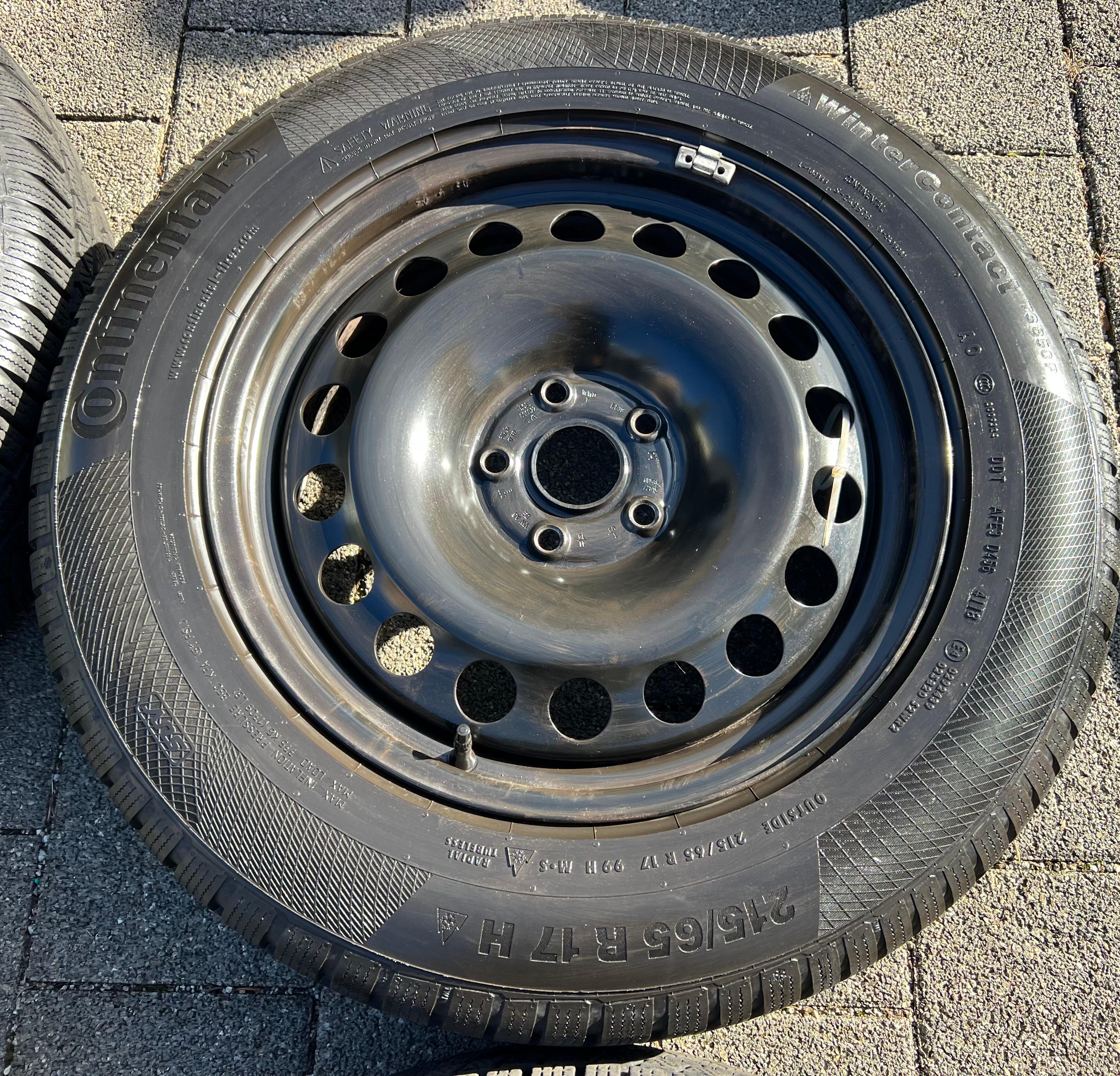 4 WINTERRÄDER AUDI Q3 F3 SEAT TARRACO SKODA KODIAQ VW TIGUAN II 5NA 215/65R17 99H FREIHAUS