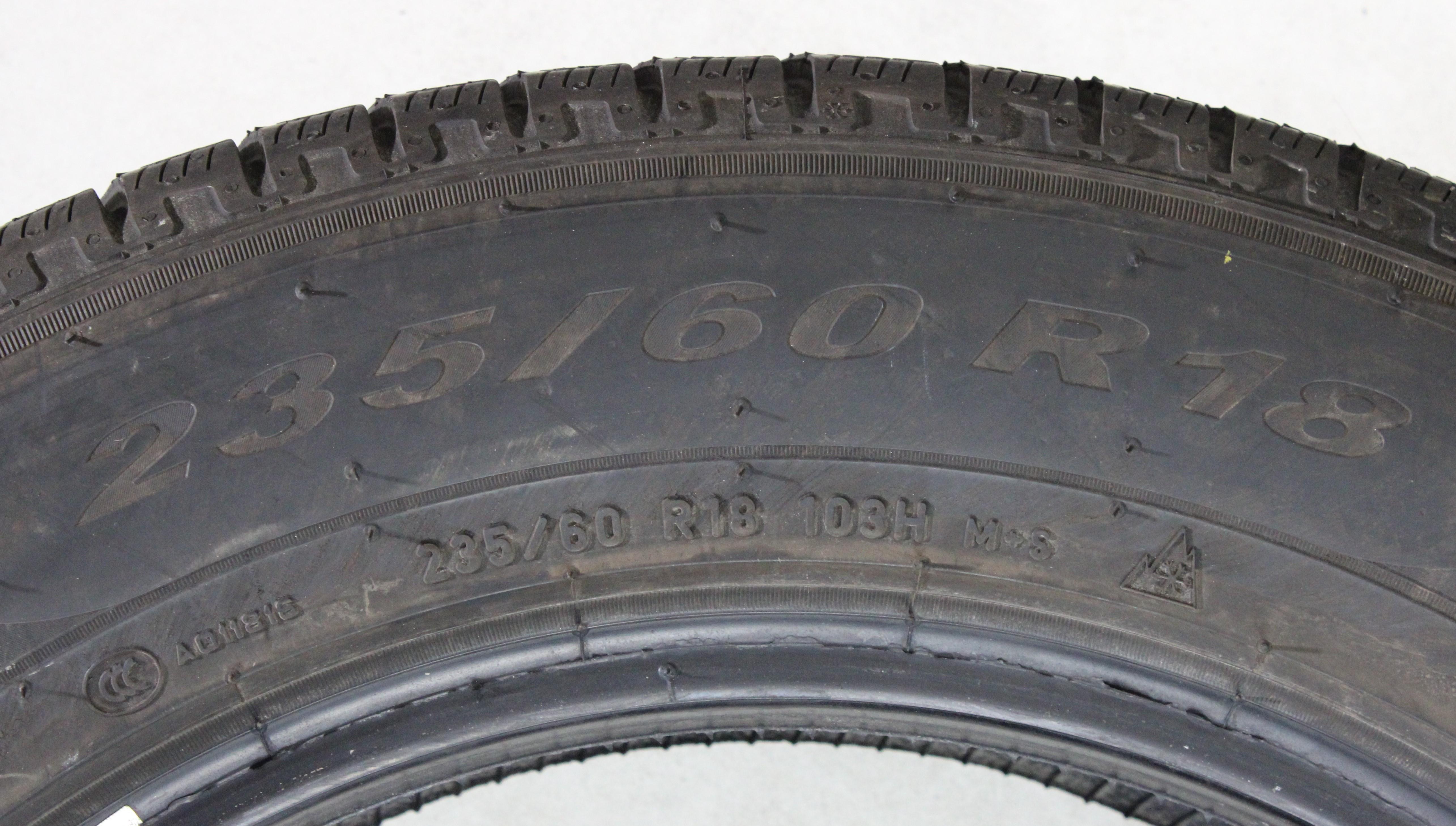 2 x 235/60R18 103H pneumatici invernali Pirelli Scorpion Winter MO 5-5,5mm 2024