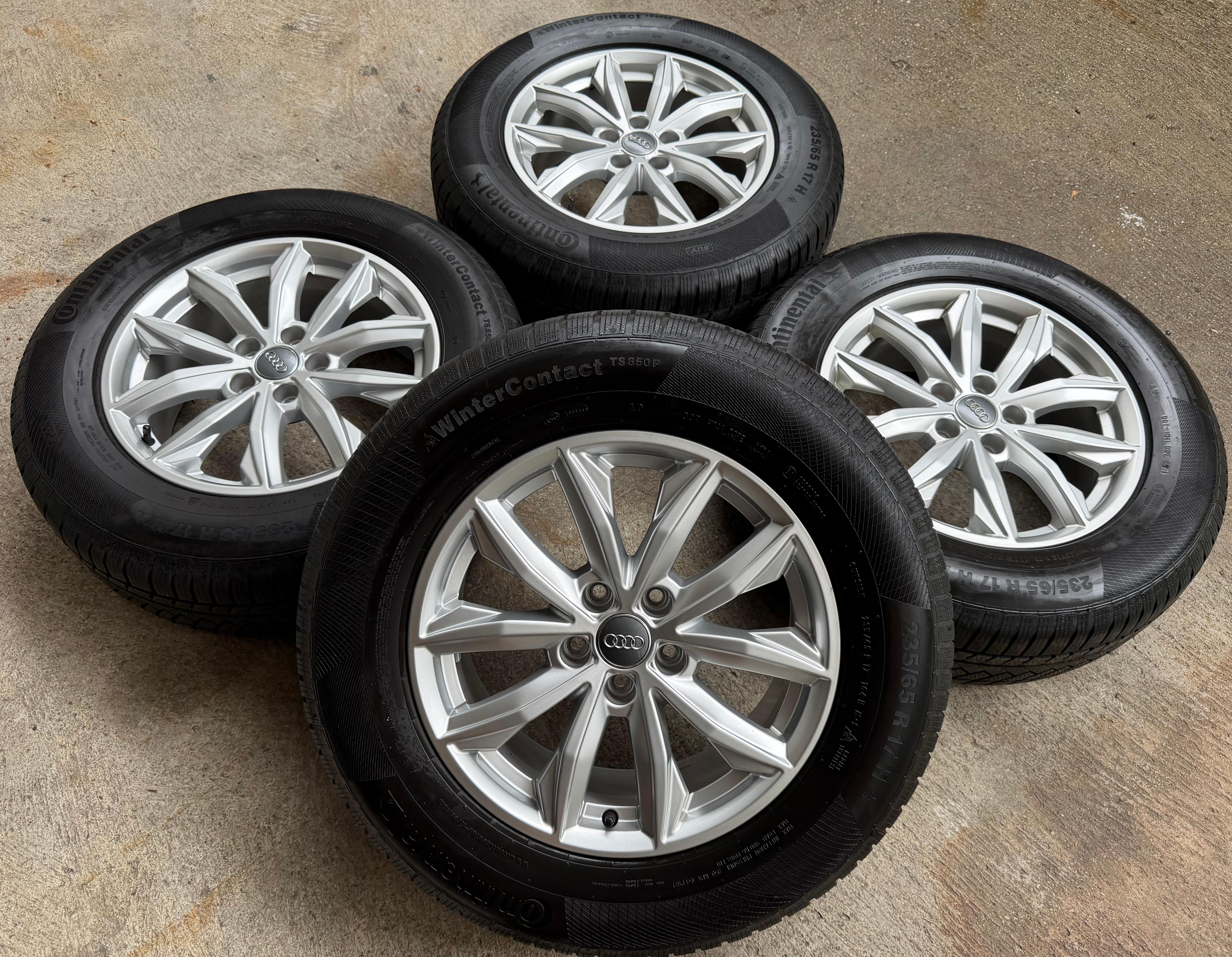 4 Original 17" Alu Winterräder Audi Q5 FY 80A601025J 7x17 ET34 235/65R17 104H 2021
