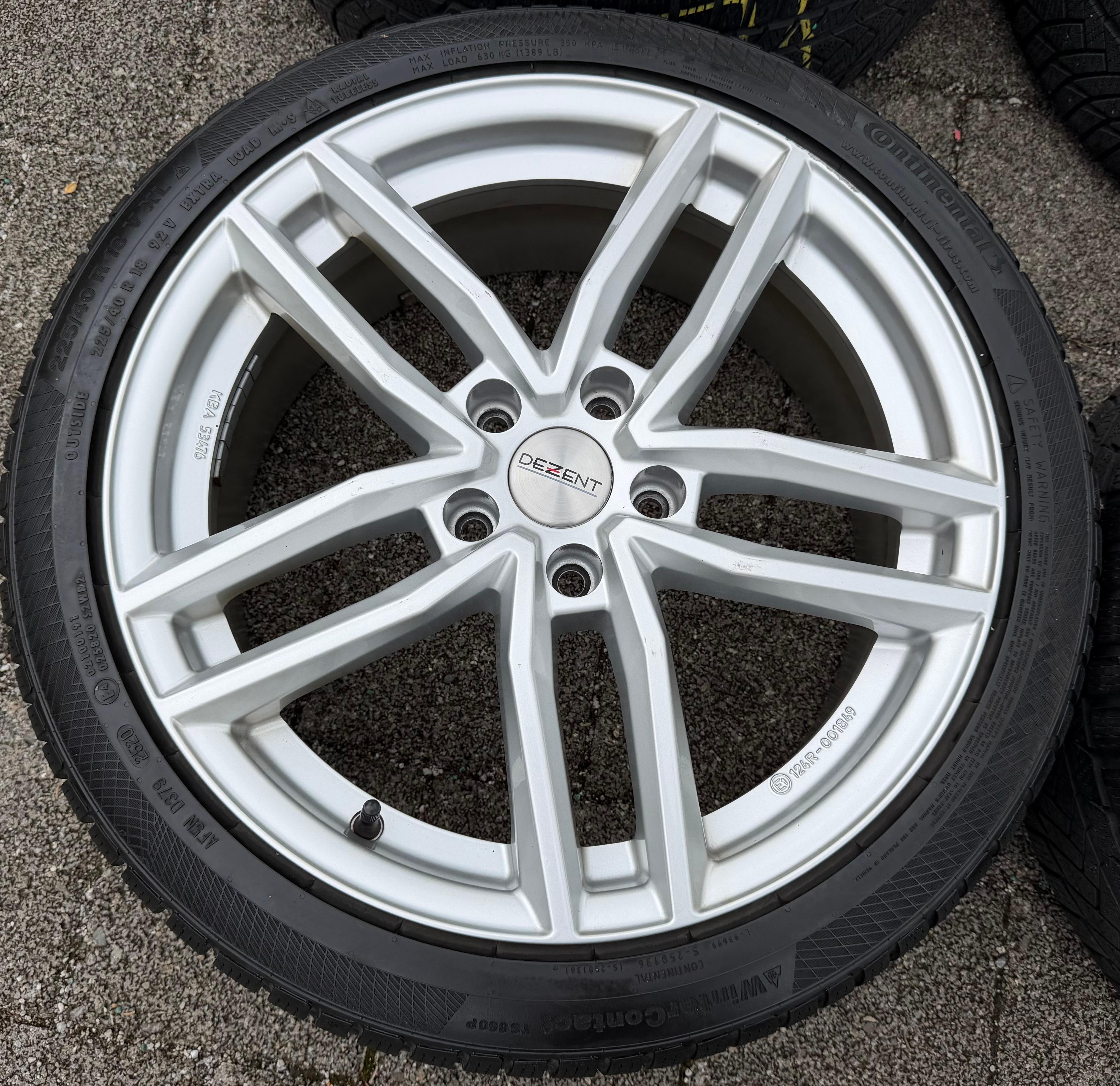 4 ALUFELGEN 18" AUDI A3 SEAT LEON SKODA OCTAVIA VW GOLF 7 8 7,5x18 ET51