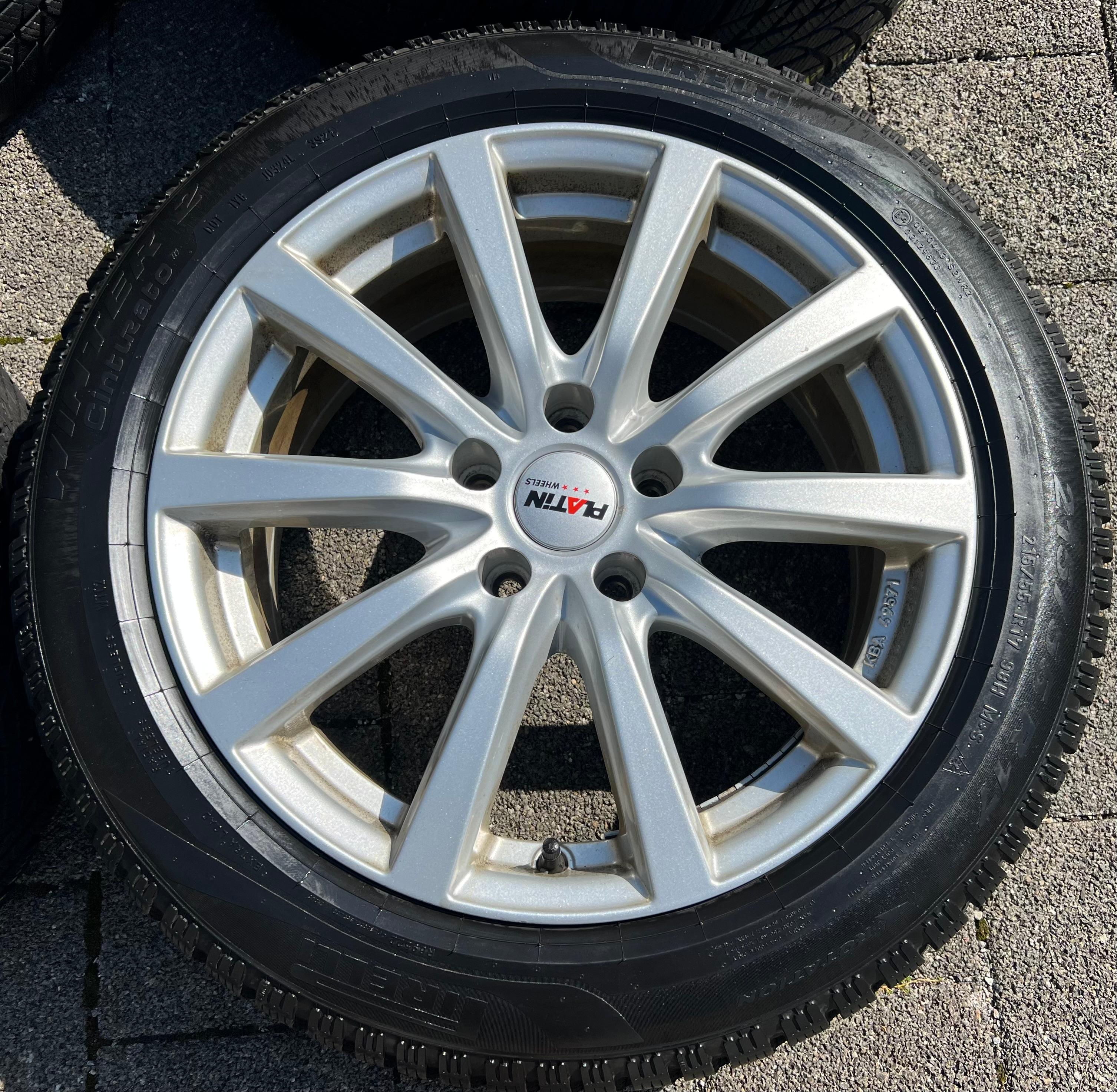 17" ALU WINTERRÄDER VW PASSAT 3G TOURAN II SEAT ATECA SKODA SUPERB KODIAQ AUDI Q2