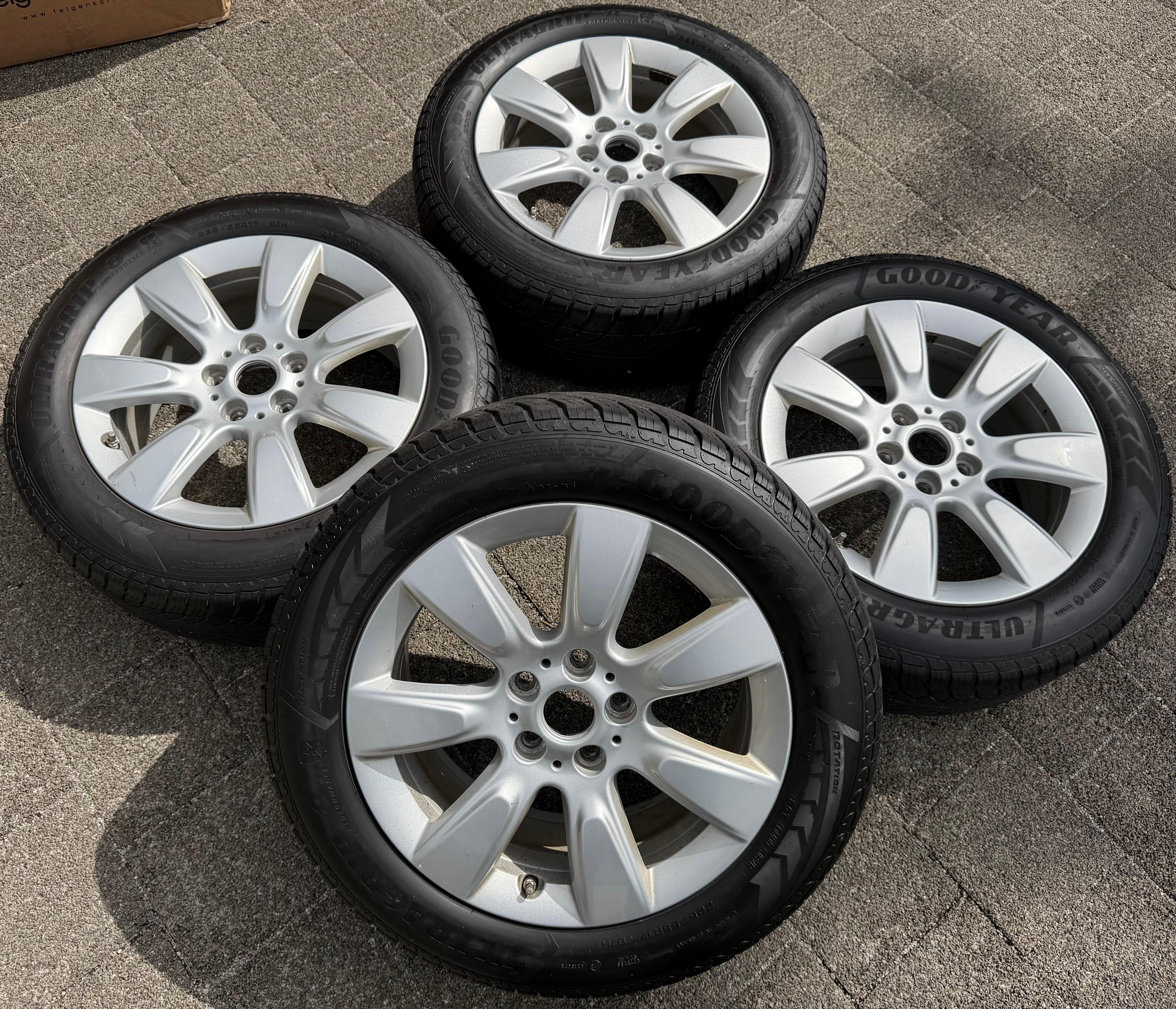 4 ruedas de invierno de aluminio originales de 17" para Mini Countryman F60 225/55R17 97H RDKS 2021 ENVÍO GRATUITO