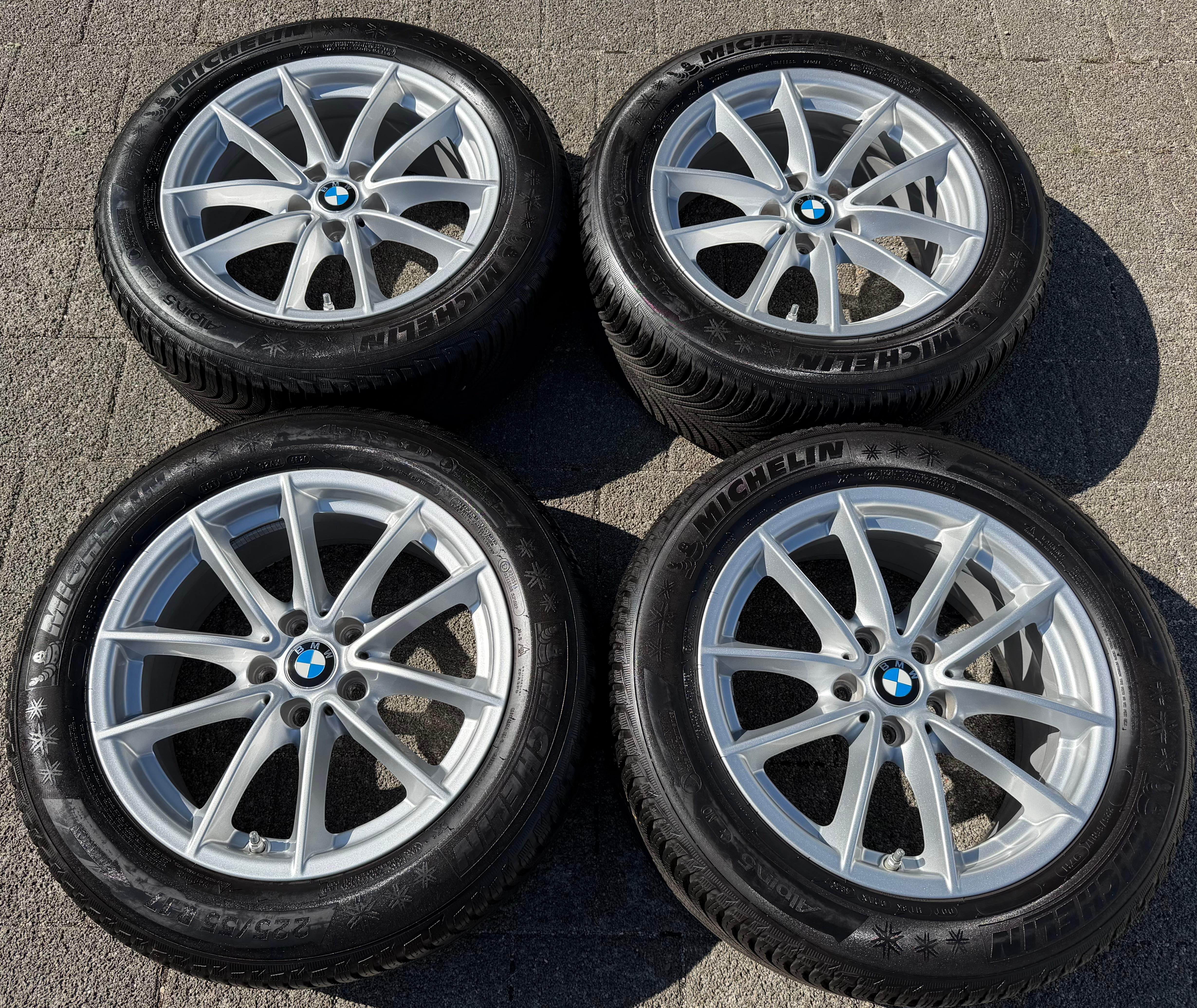 4 Original Alu 17" Winterräder BMW 5er Reihe G30 G31 225/55R17 97H Michelin RDKS